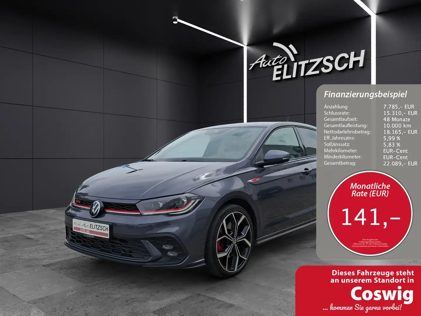 Volkswagen Polo GTI DSG Matrix AID ACC Park-Assist SH 18" Grau - 1