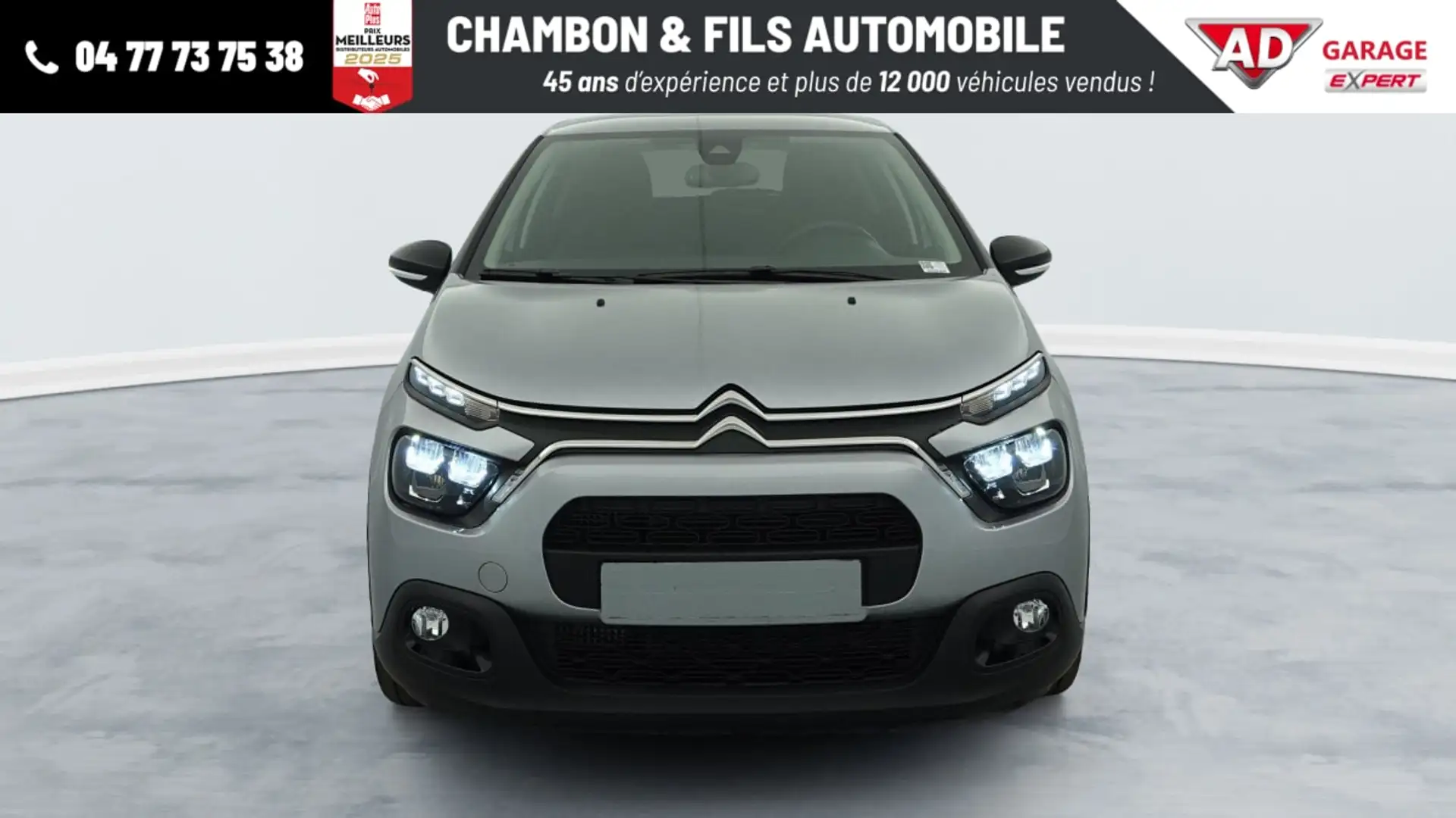 Citroen C3 PureTech 110 ch BVM6 Max Gris - 2