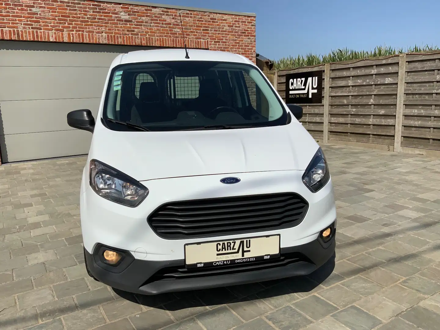 Ford Transit Courier GPS/Cruise Control/CarPlay/Aut. Airco/PDC/1°eig Wit - 2