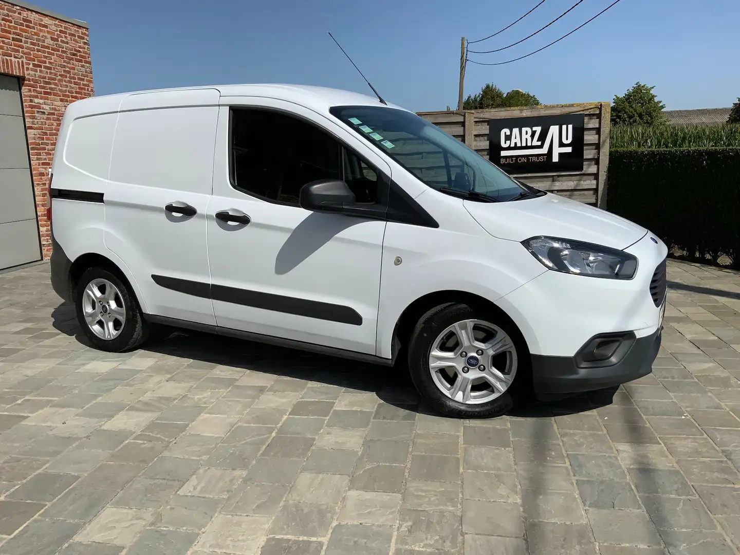 Ford Transit Courier GPS/Cruise Control/CarPlay/Aut. Airco/PDC/1°eig Wit - 1