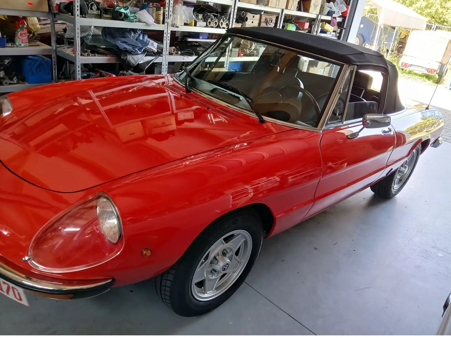 Alfa Romeo Spider 2000 Veloce, orig. 53500 km, 2. Hd., Sammlerzust. Rojo - 1