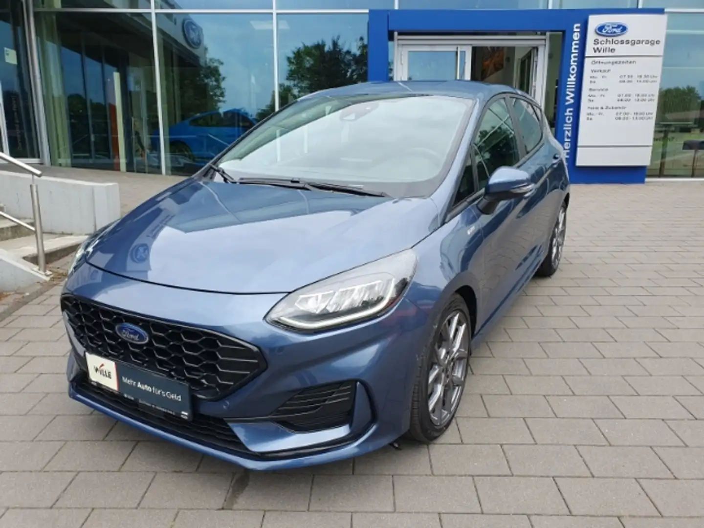 Ford Fiesta ST-Line Adaptive LED RFK ACC EcoBoost Bleu - 2