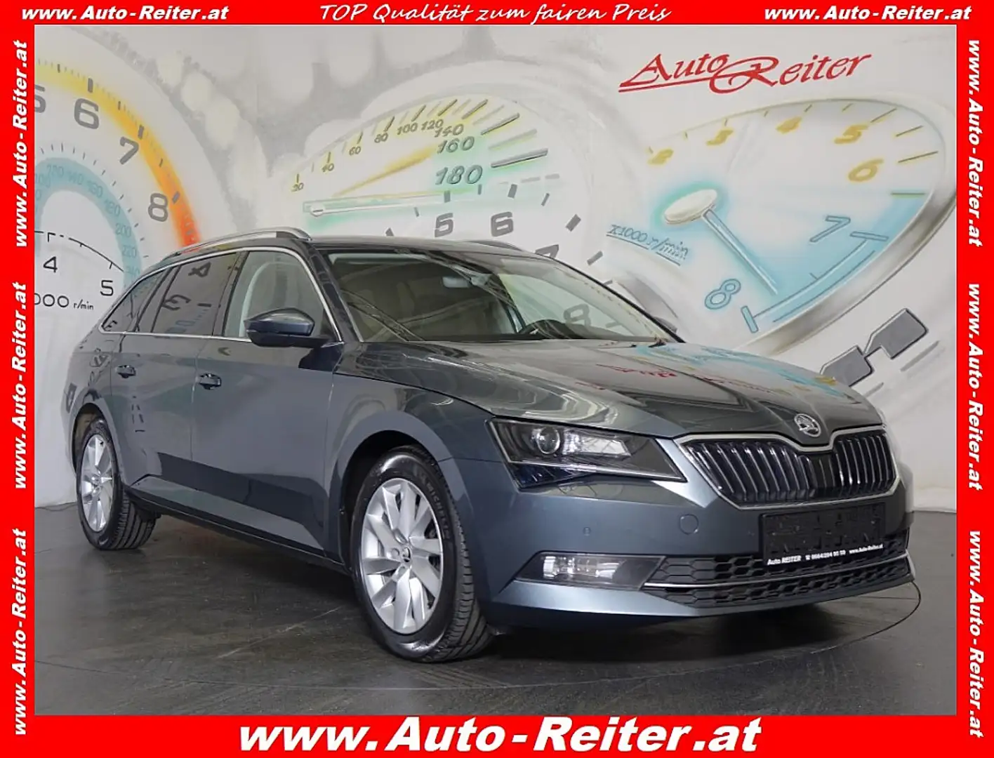 Skoda Superb Kombi 2,0 TDI 4x4 Style DSG *NAVI, ACC, AHK* Grau - 1