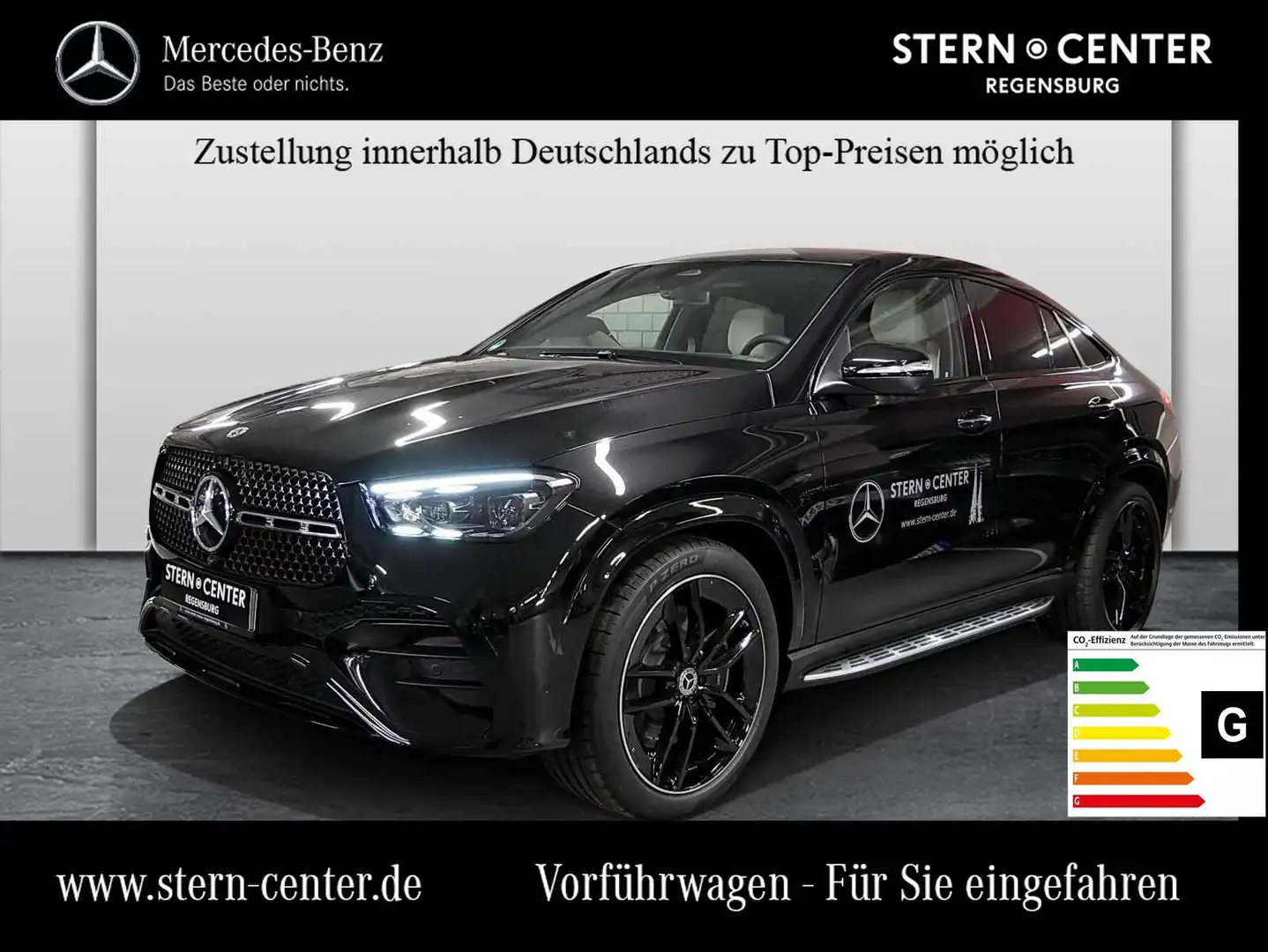 Mercedes-Benz GLE 450 d 4MATIC Coupé Sitzklima AMG SHD MBUX Zwart - 1