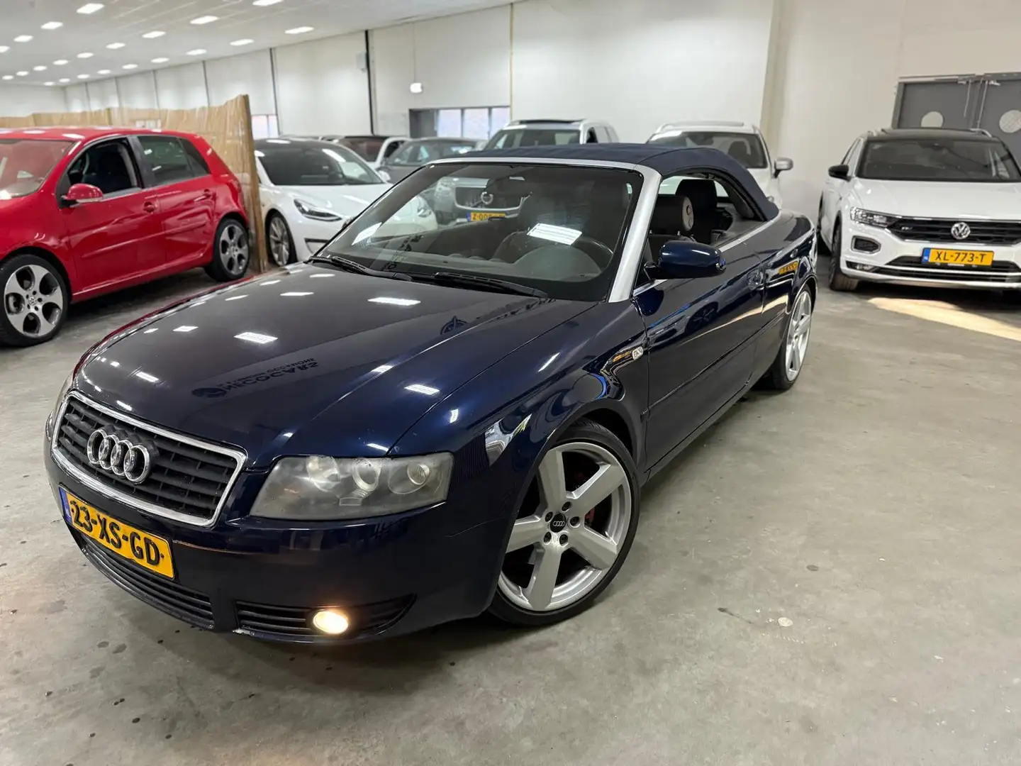 Audi A4 Cabriolet 1.8 Turbo Exclusive / CABRIO DAK WERKT G Bleu - 1