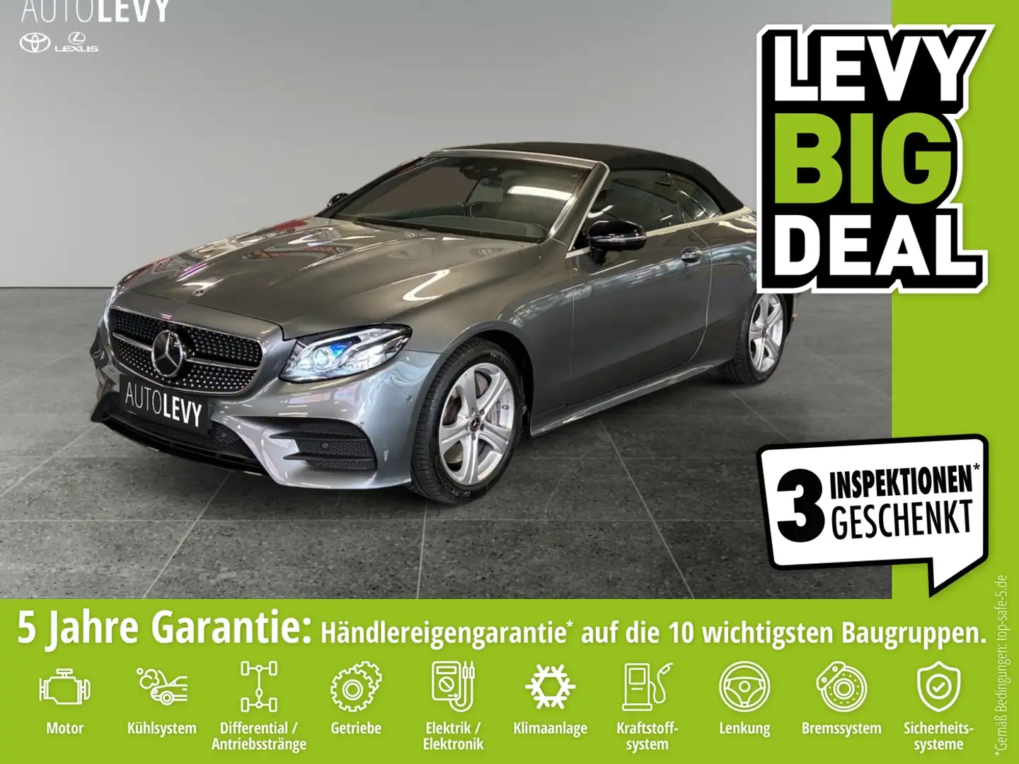 Mercedes-Benz E 450 E450 4Matic AMG Line *BURMESTER*DESIGNO* Gris - 1