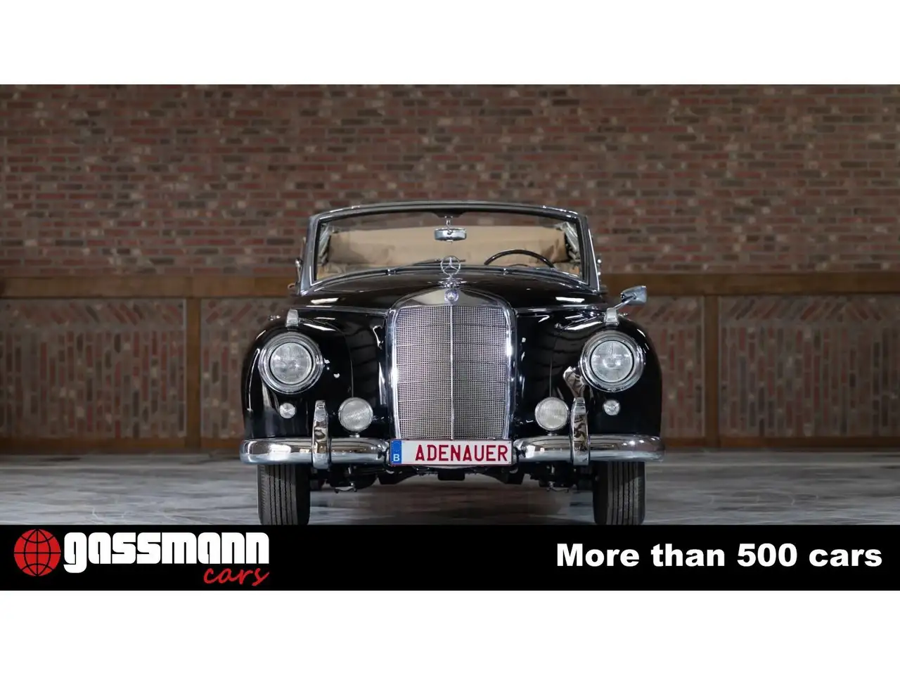 Mercedes-Benz 300 C Adenauer D Cabriolet W186 - 1 von nur 51, foto 2