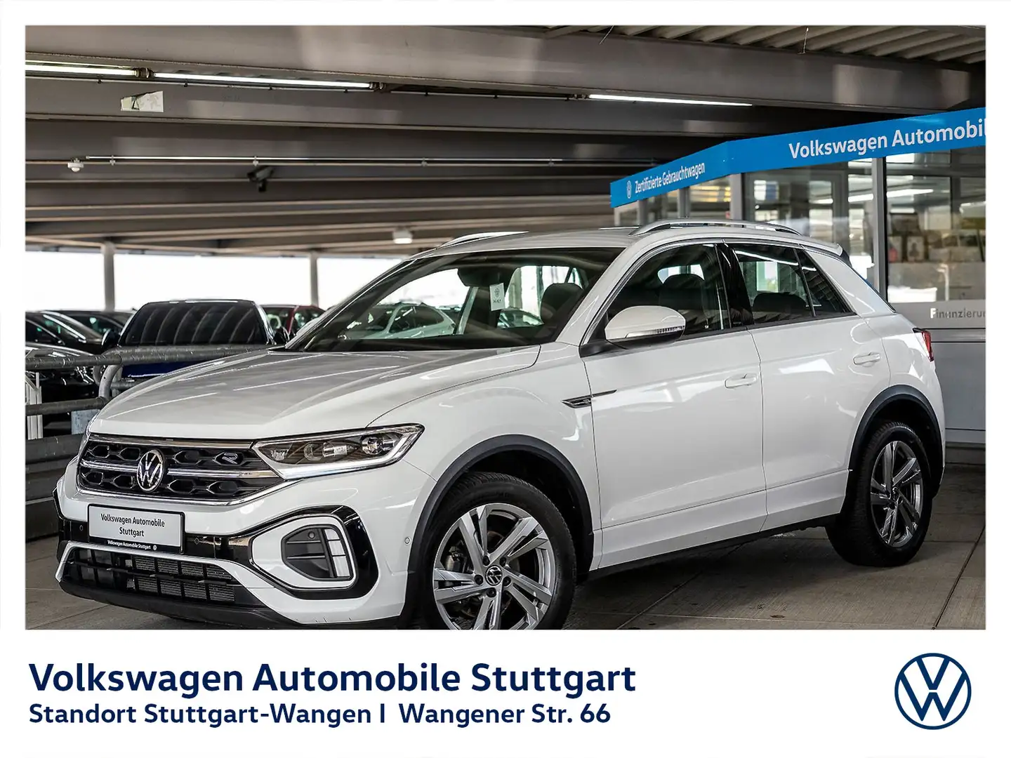 Volkswagen T-Roc R-Line 1.0 TSI Navi ACC LED PDC SHZ Weiß - 1