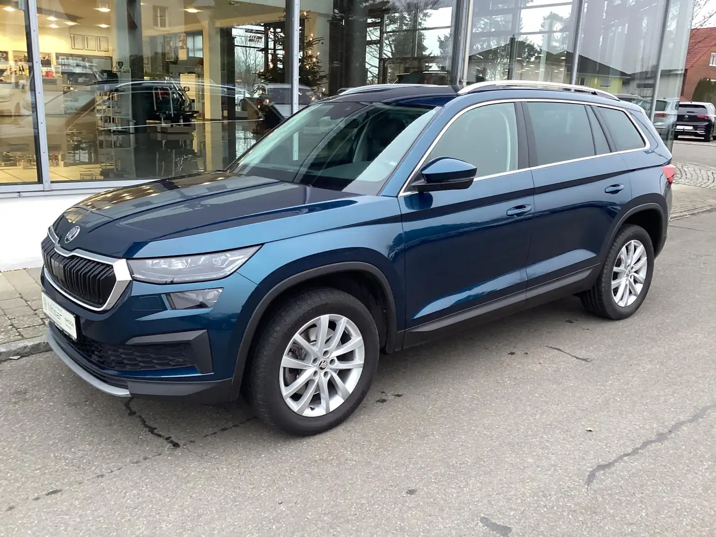 Skoda Kodiaq 2.0 TDI DSG 4x4 Style/RFK/ACC/Matrix/AHK Blau - 1