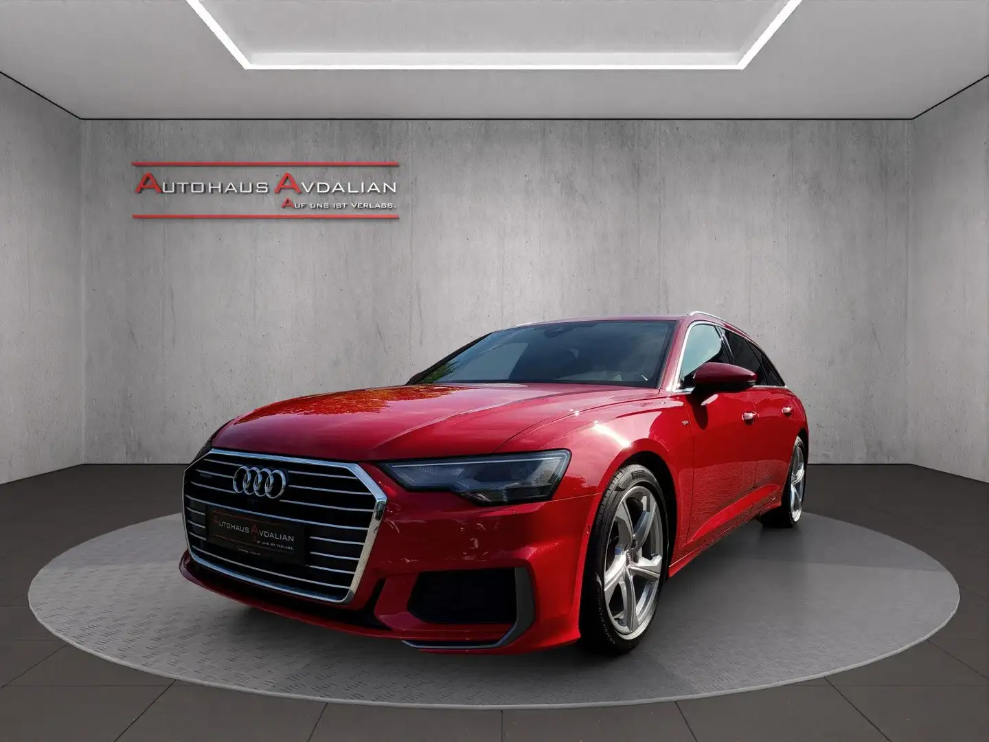 Audi A6 Avant 40 TDI qu. S line 360°|VIRTUAL+|CarPlay Rouge - 1