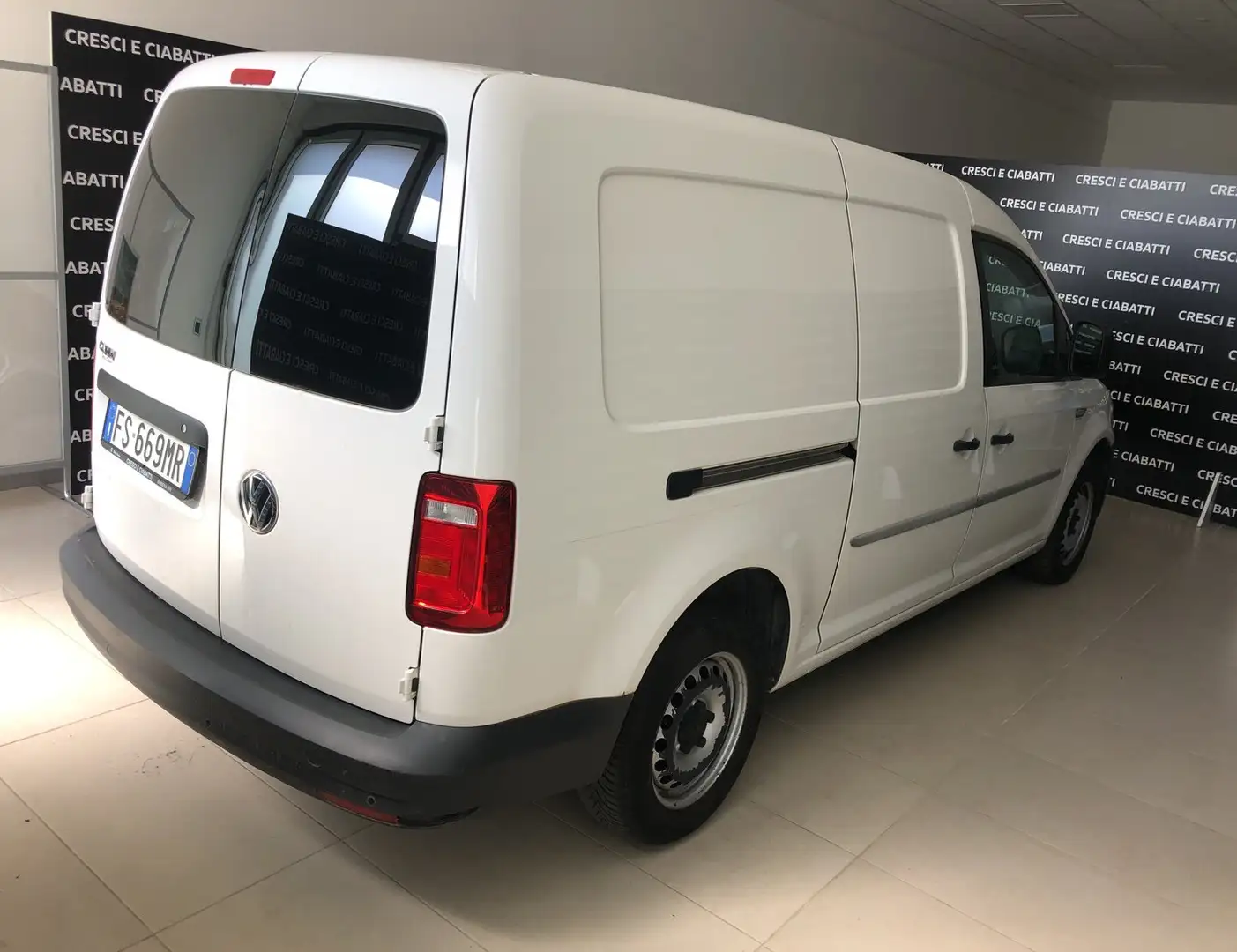 Volkswagen Caddy 2.0 TDI 102 CV Furgone Business Maxi Bianco - 2