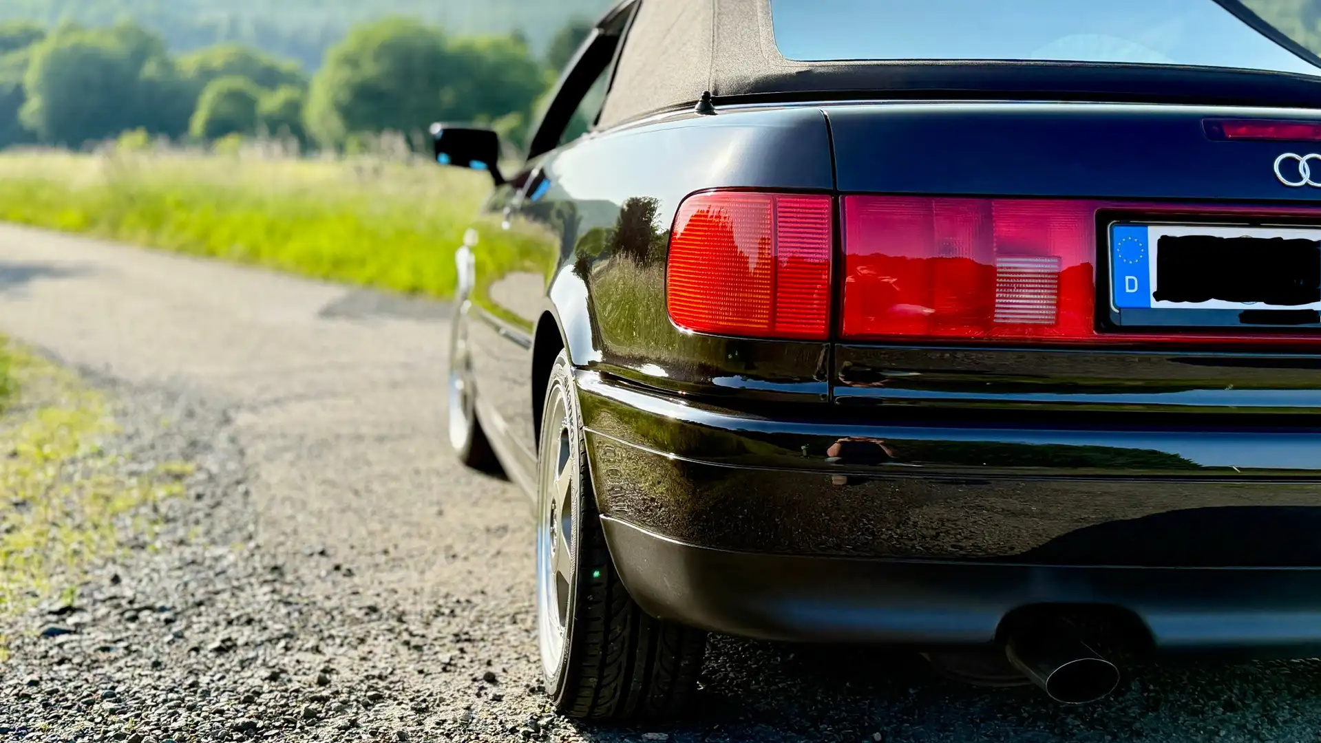 Audi Cabriolet Cabriolet, Sammlerzustand Schwarz - 1