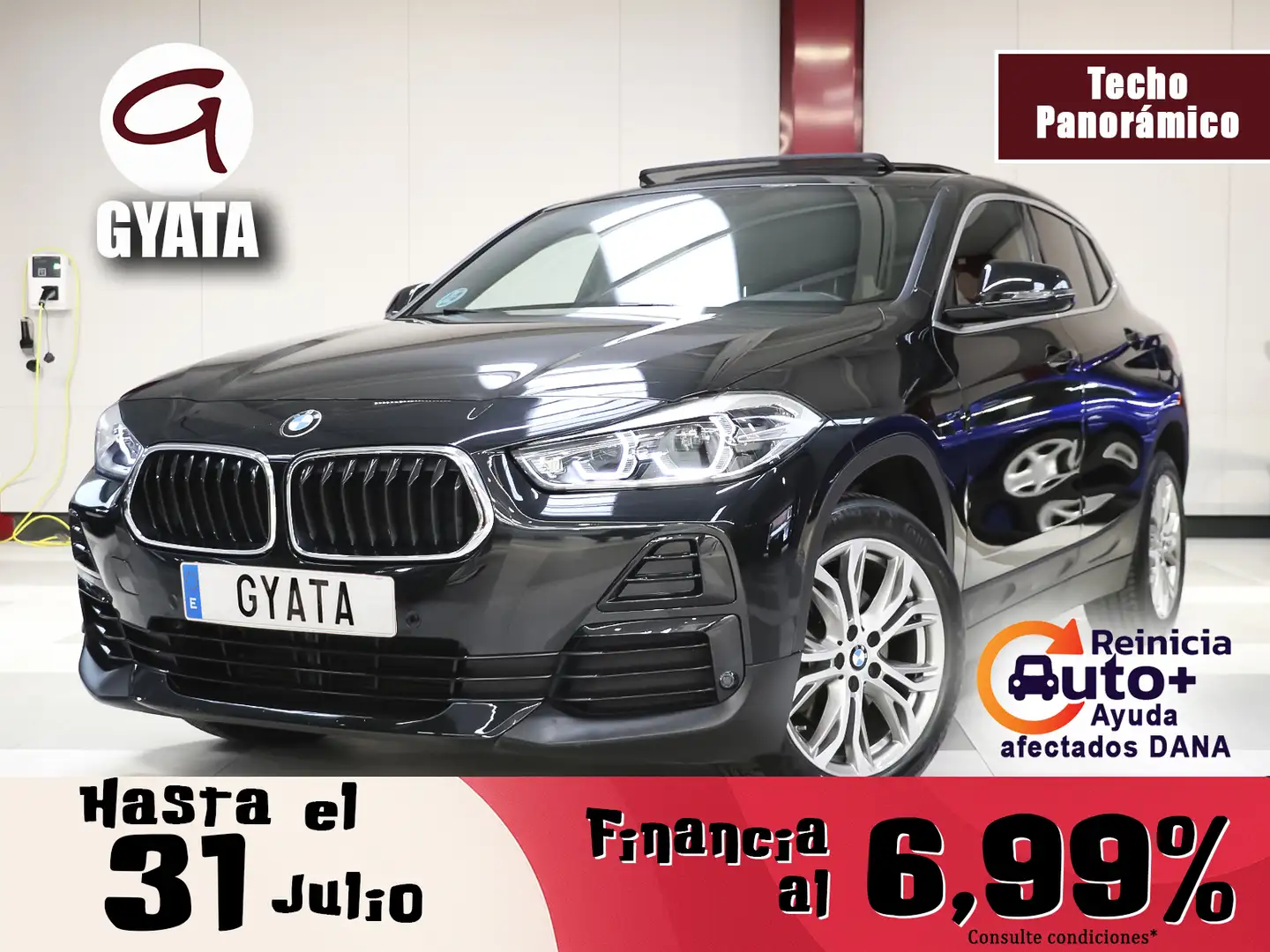 BMW X2 sDrive 18iA Noir - 1
