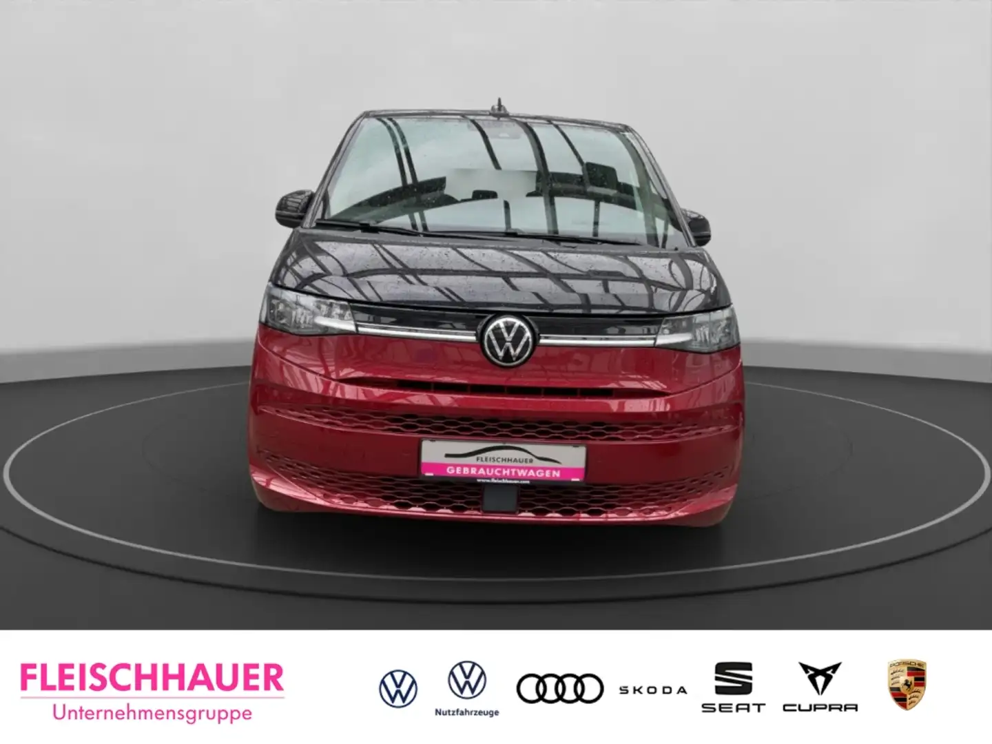 Volkswagen T7 Multivan 2.0 TDI HUD AHK- Navi Digitales Cockpit LED El. He Roşu - 2