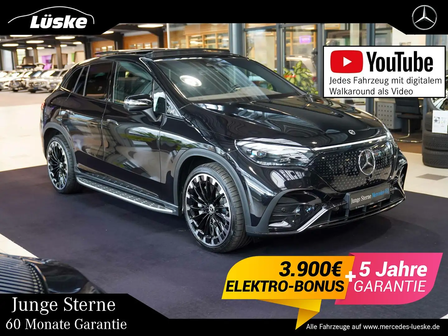 Mercedes-Benz EQE SUV EQE SUV 500 4M AMG Line Night AIRMATIC HYPER AHK Schwarz - 1