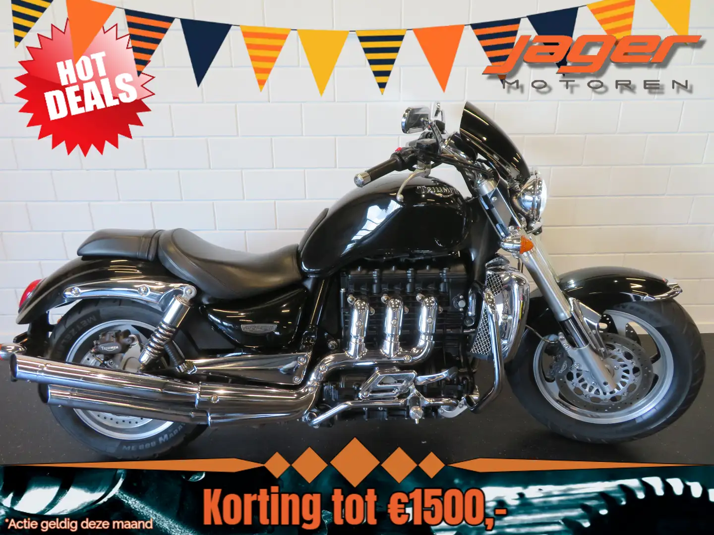 Triumph Rocket III Roadster PERFECT!! Czarny - 1