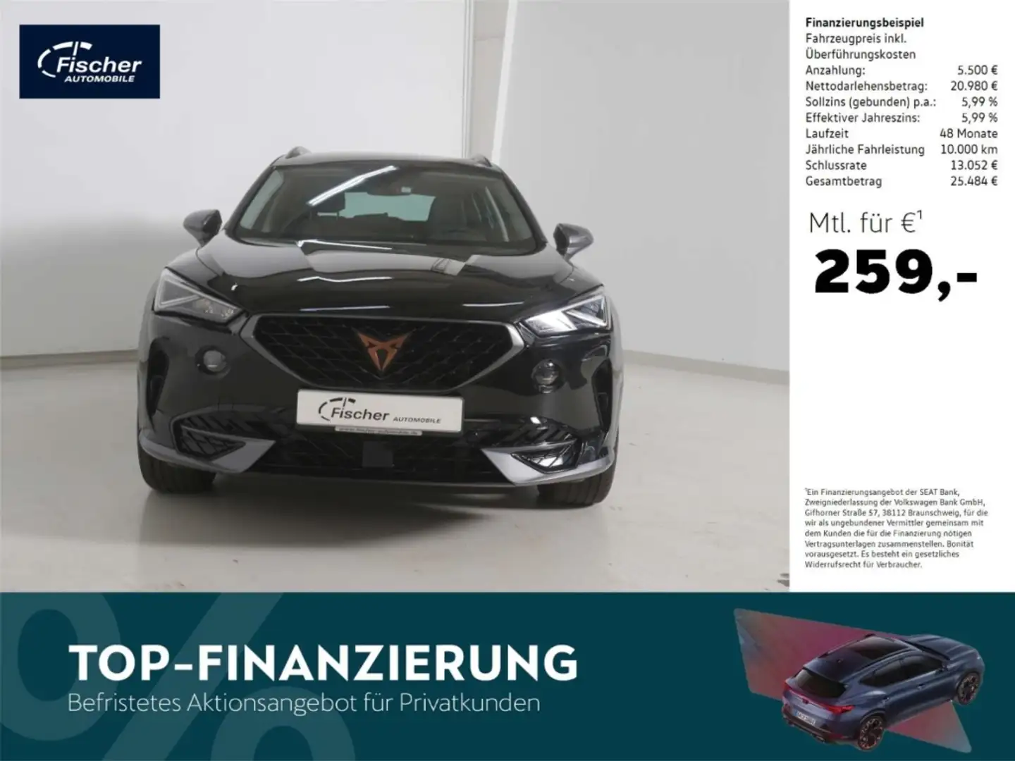 CUPRA Formentor 1.5 TSI Schwarz - 1