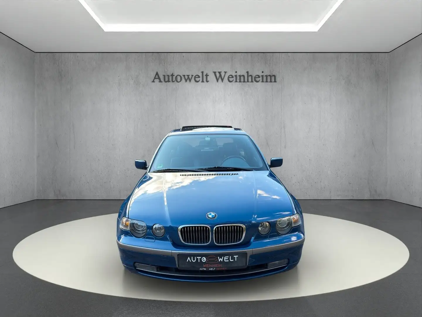 BMW 325 COMPACT°325-TI°AHK°PDC°XENON°LEDER°SCHBIEDACH° Blauw - 2
