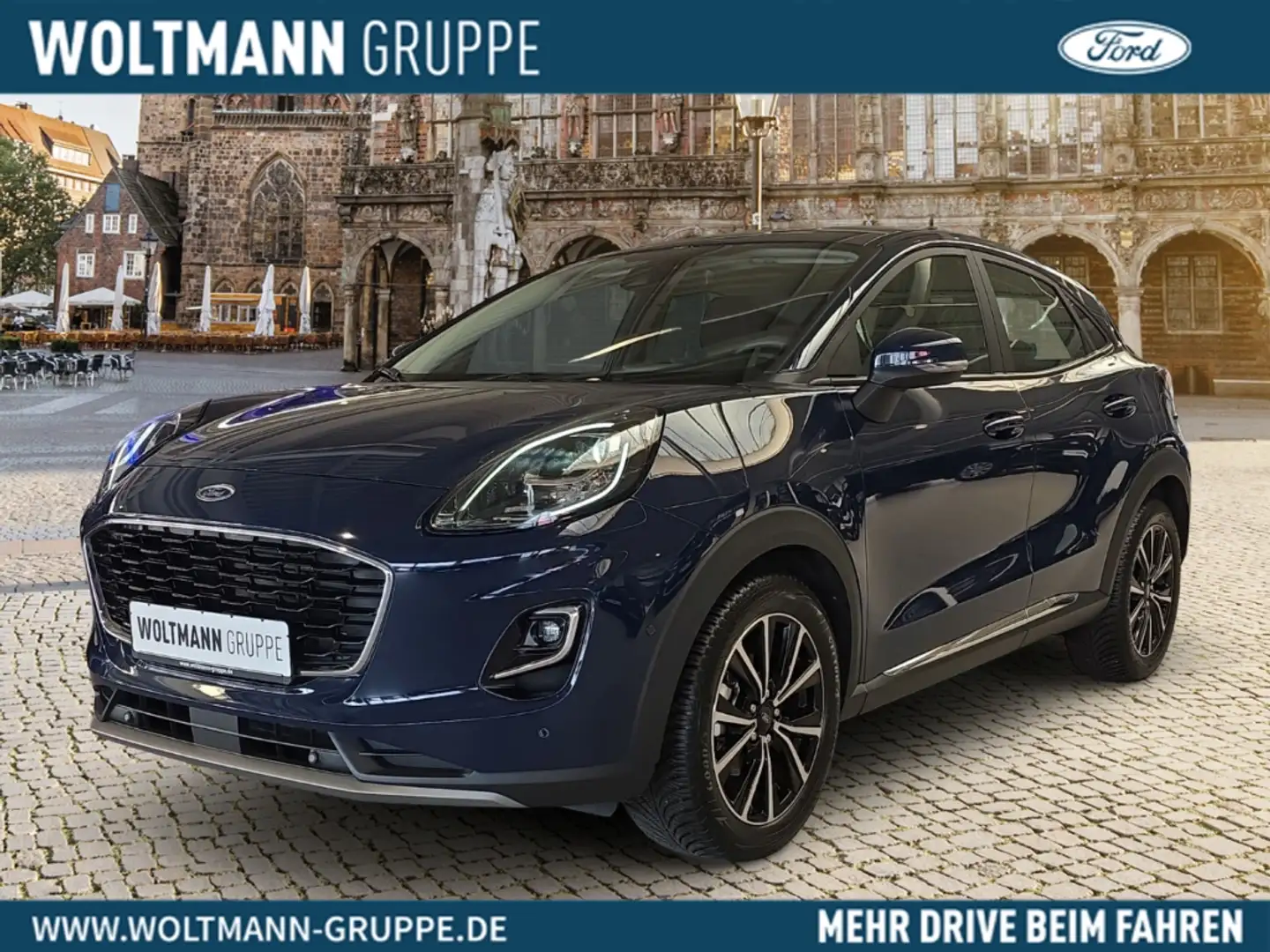 Ford Puma Titanium AHK-abnehmbar Navi LED Mehrzonenklima DAB Azul - 1