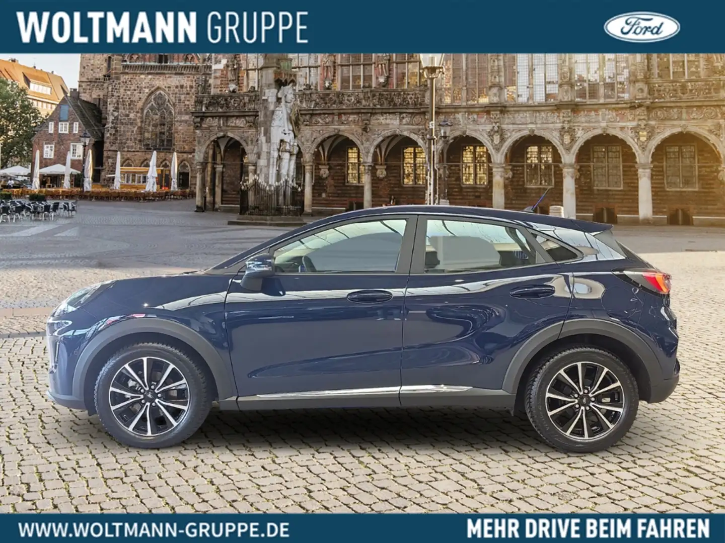 Ford Puma Titanium AHK-abnehmbar Navi LED Mehrzonenklima DAB Blauw - 2