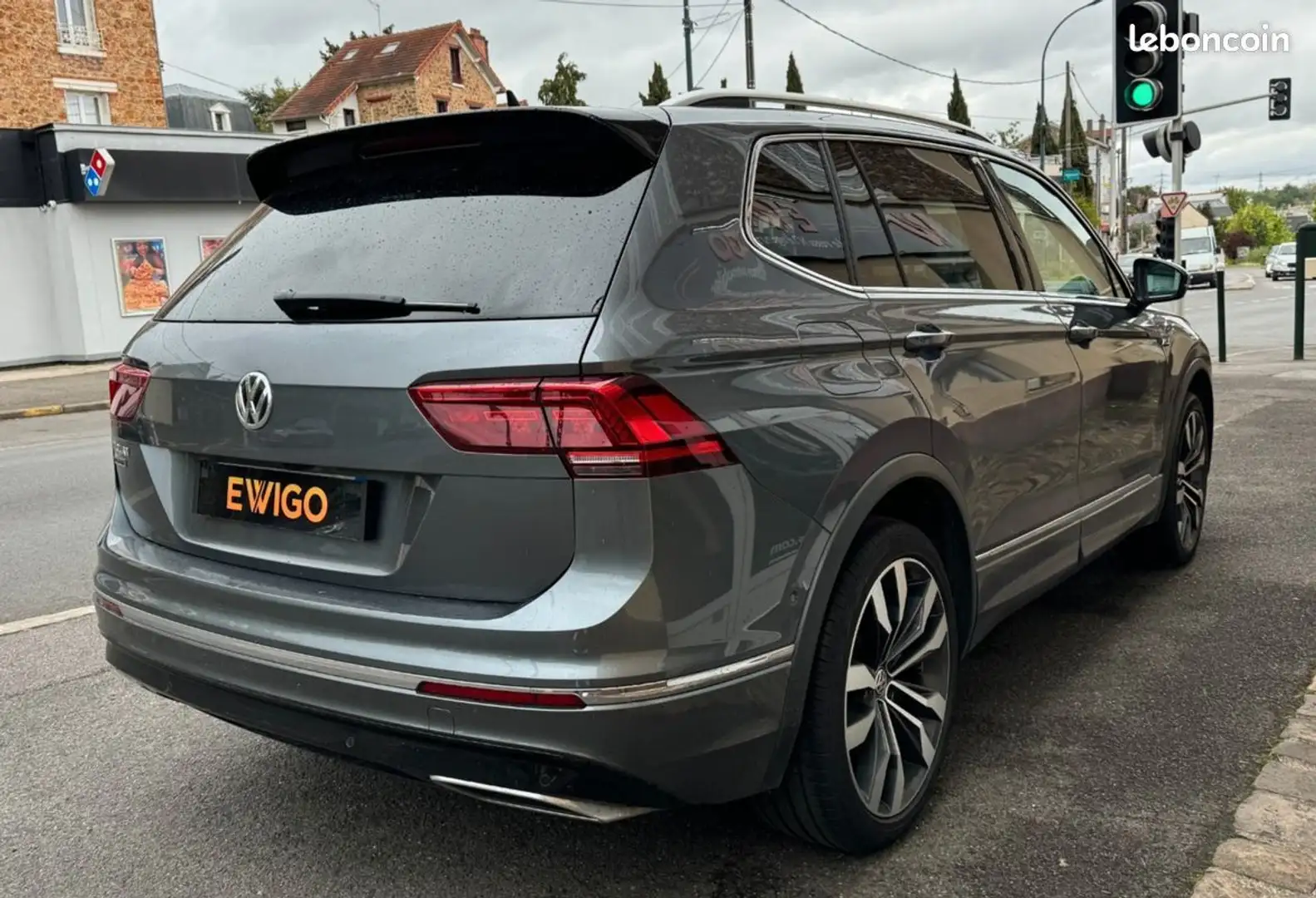 Volkswagen Tiguan allspace 2.0 tdi 150 r-line dsg bva toit ouvrant Gris - 2