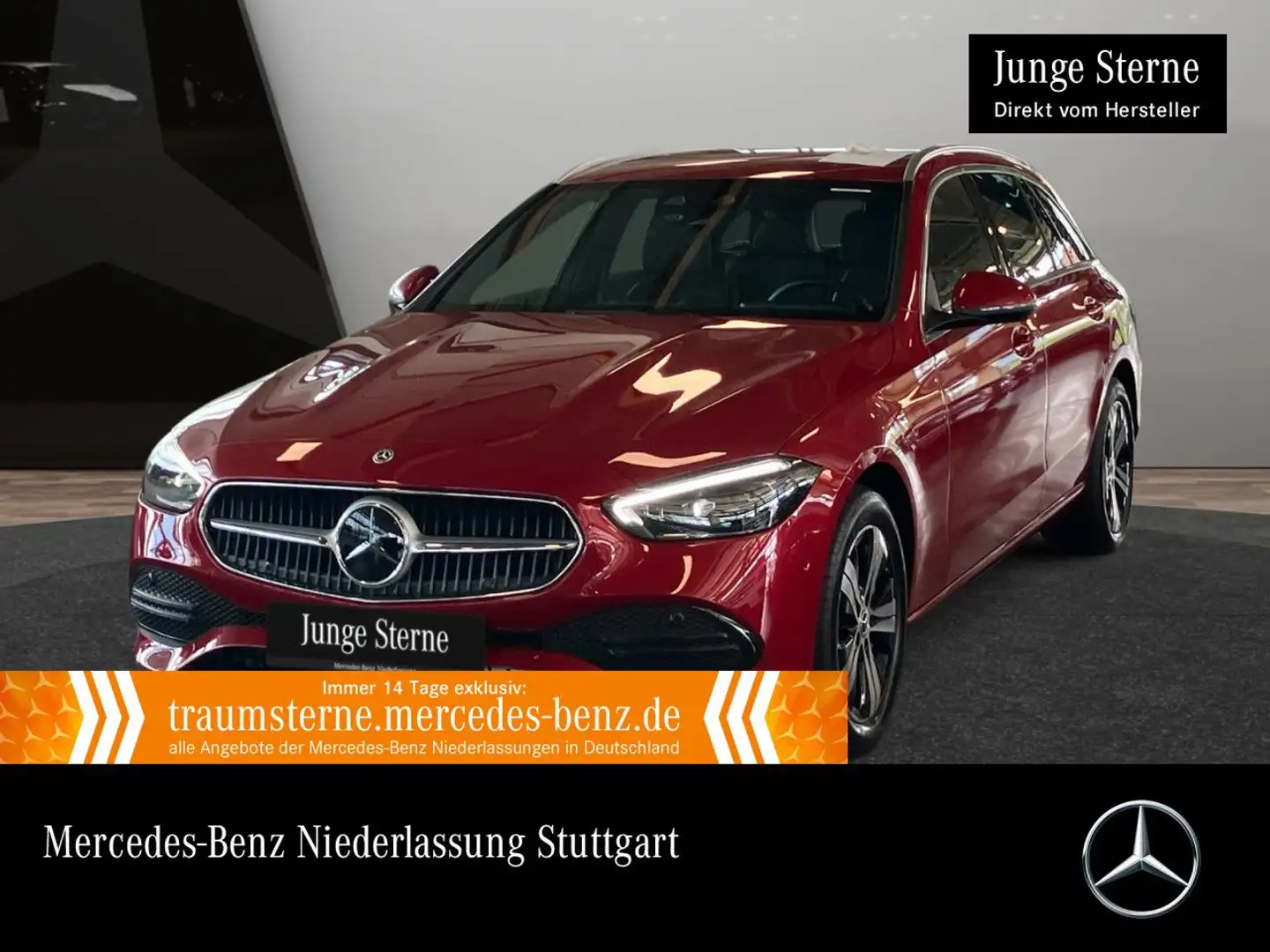Mercedes-Benz C 300 e T AVANTG+KAMERA+KEYLESS+9G Roşu - 1