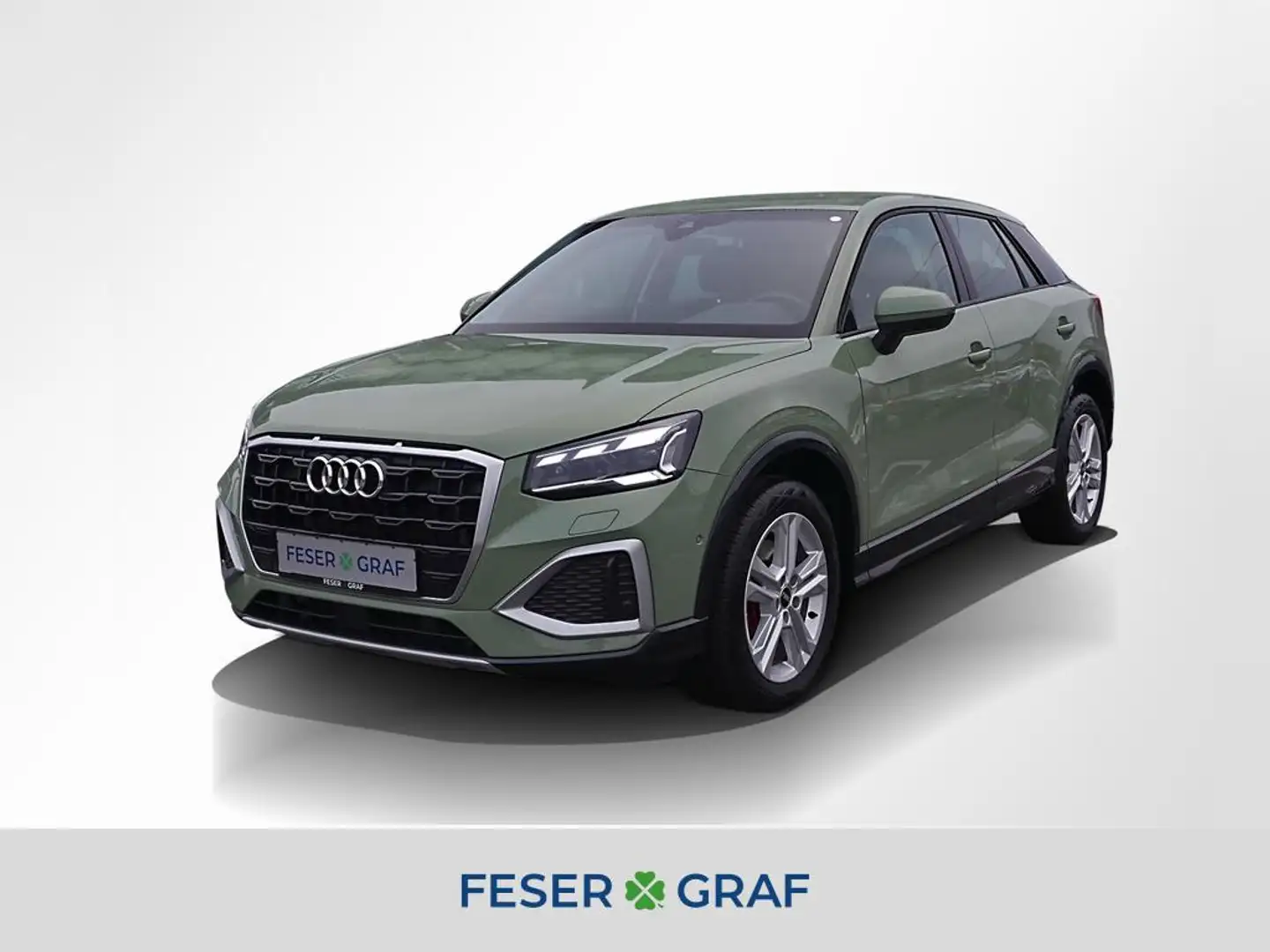 Audi Q2 35 TDI advanced ACC AHK Matrix Navi RüKa 17" Grün - 1