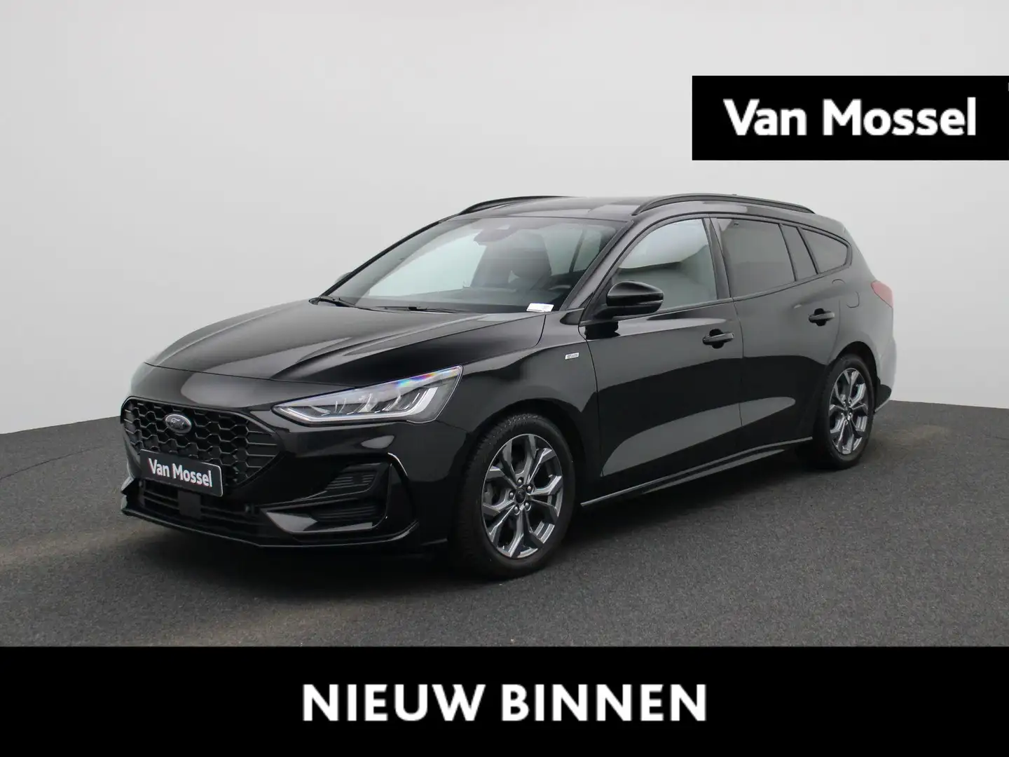 Ford Focus Wagon 1.0 EcoBoost Hybrid ST-Line Voorstoelen verw Zwart - 1
