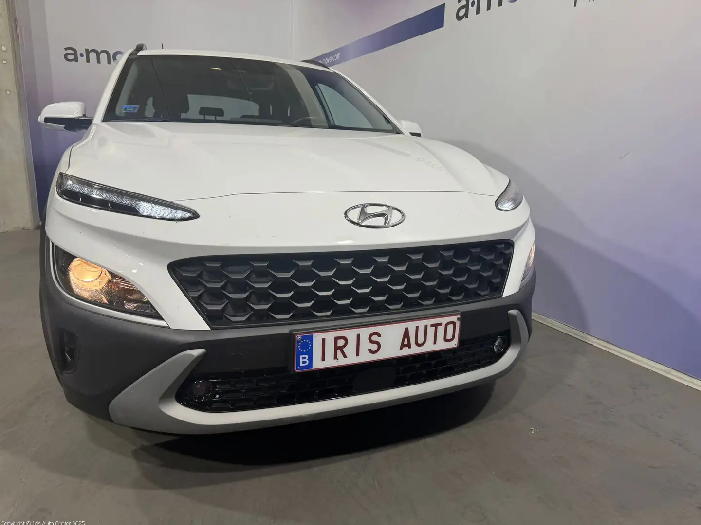Hyundai KONA 1.0 BOITE AUTO + CARPLAY + CAMERA + PDC + ALU Blanc - 2