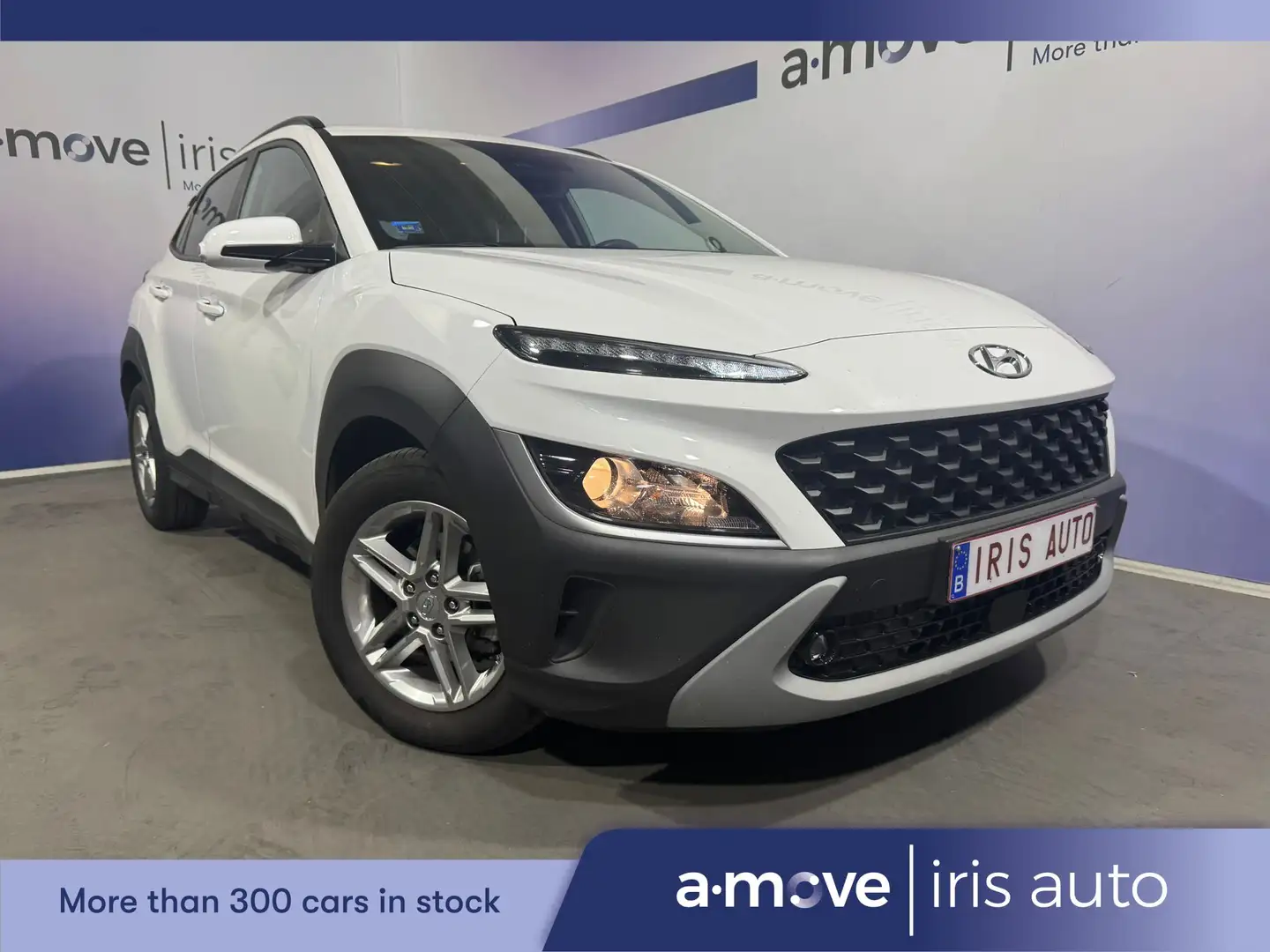 Hyundai KONA 1.0 BOITE AUTO + CARPLAY + CAMERA + PDC + ALU Blanc - 1