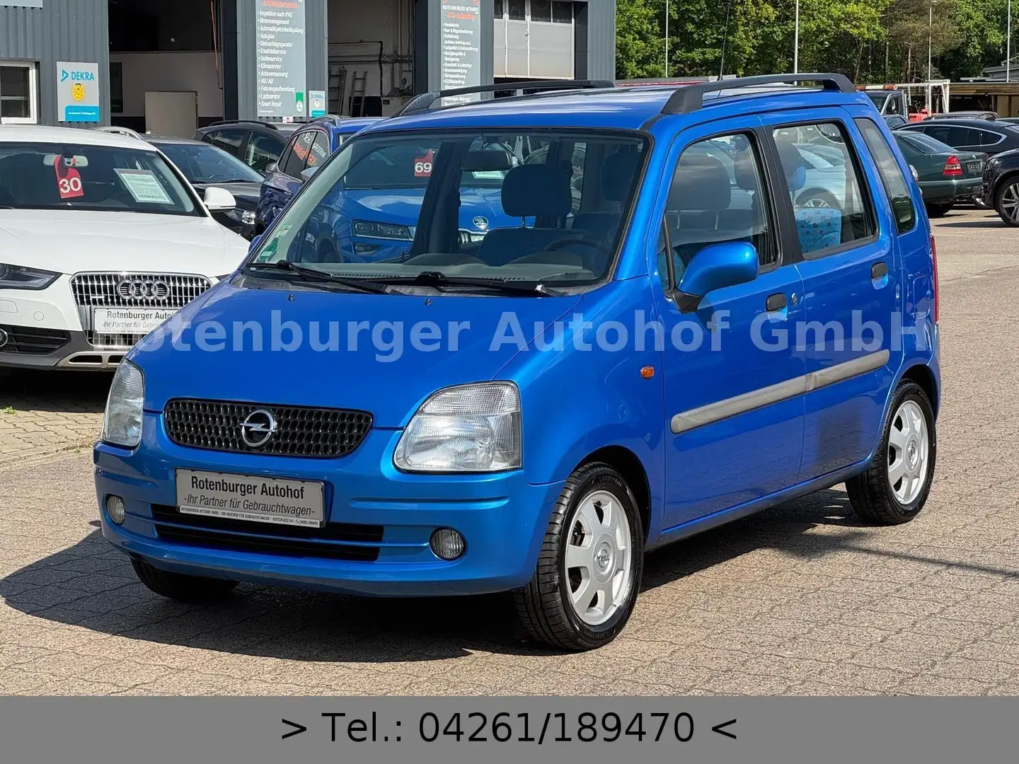Opel Agila 1.2*4-SITZE*KLIMAANLAGE*E-FENSTER* Blau - 1