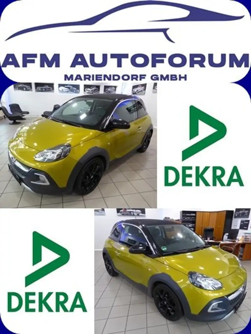 Opel Adam Adam 1.4 Rocks --TÜV/AU 07/2027-- Vert - 1