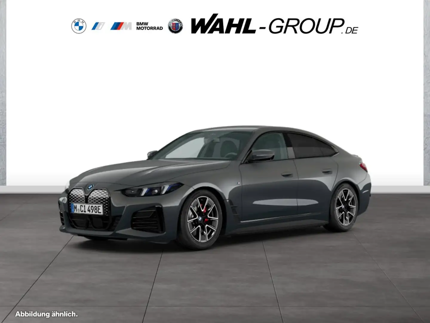 BMW i4 xDrive40 Gran Coupé M Sport Pro AHK eSitz HeadUp Grigio - 1