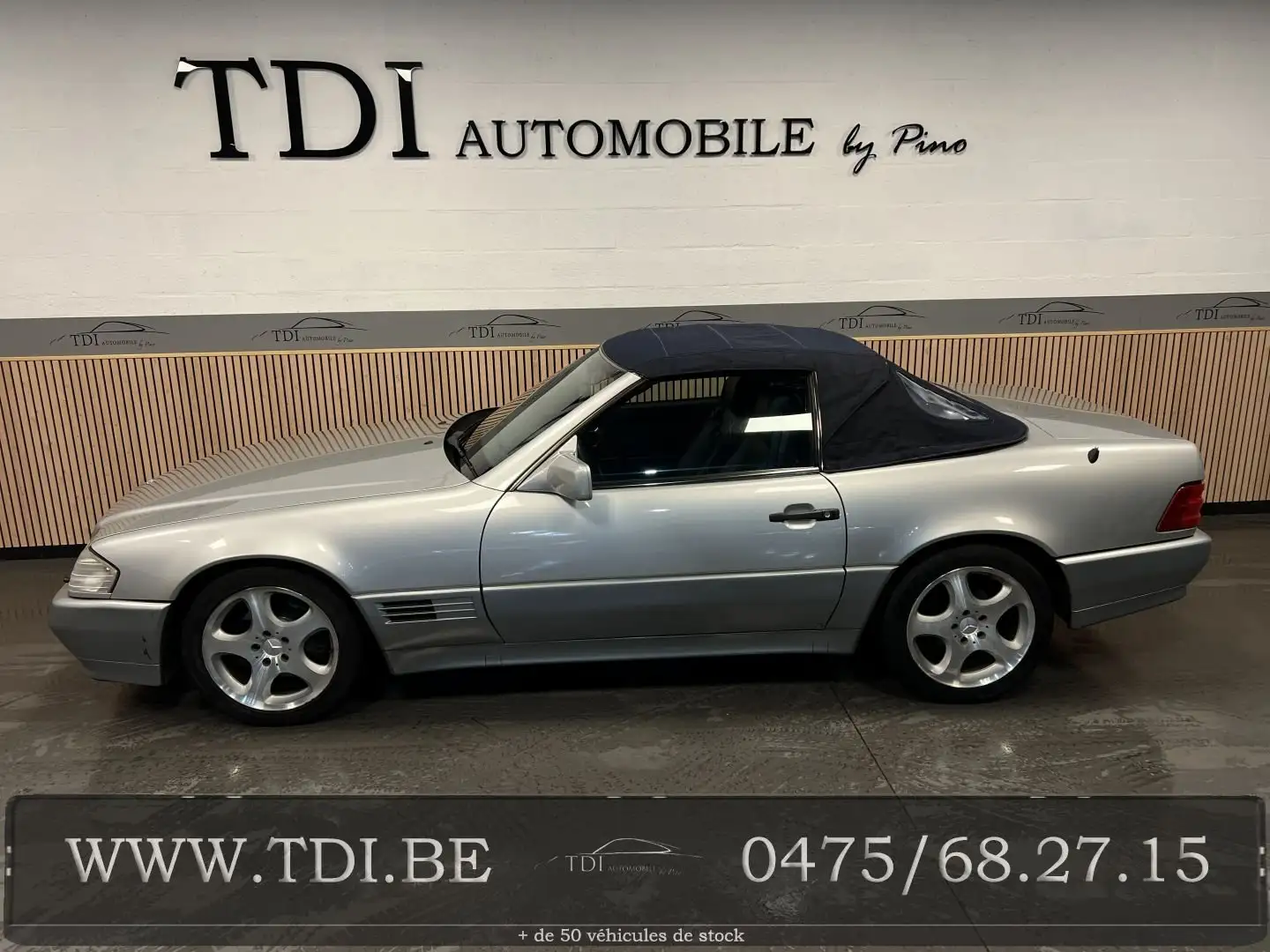 Mercedes-Benz SL 500 *Roadster*2 Places*W129*Ancêtre*326 Cv*Ct*✔ Argent - 1