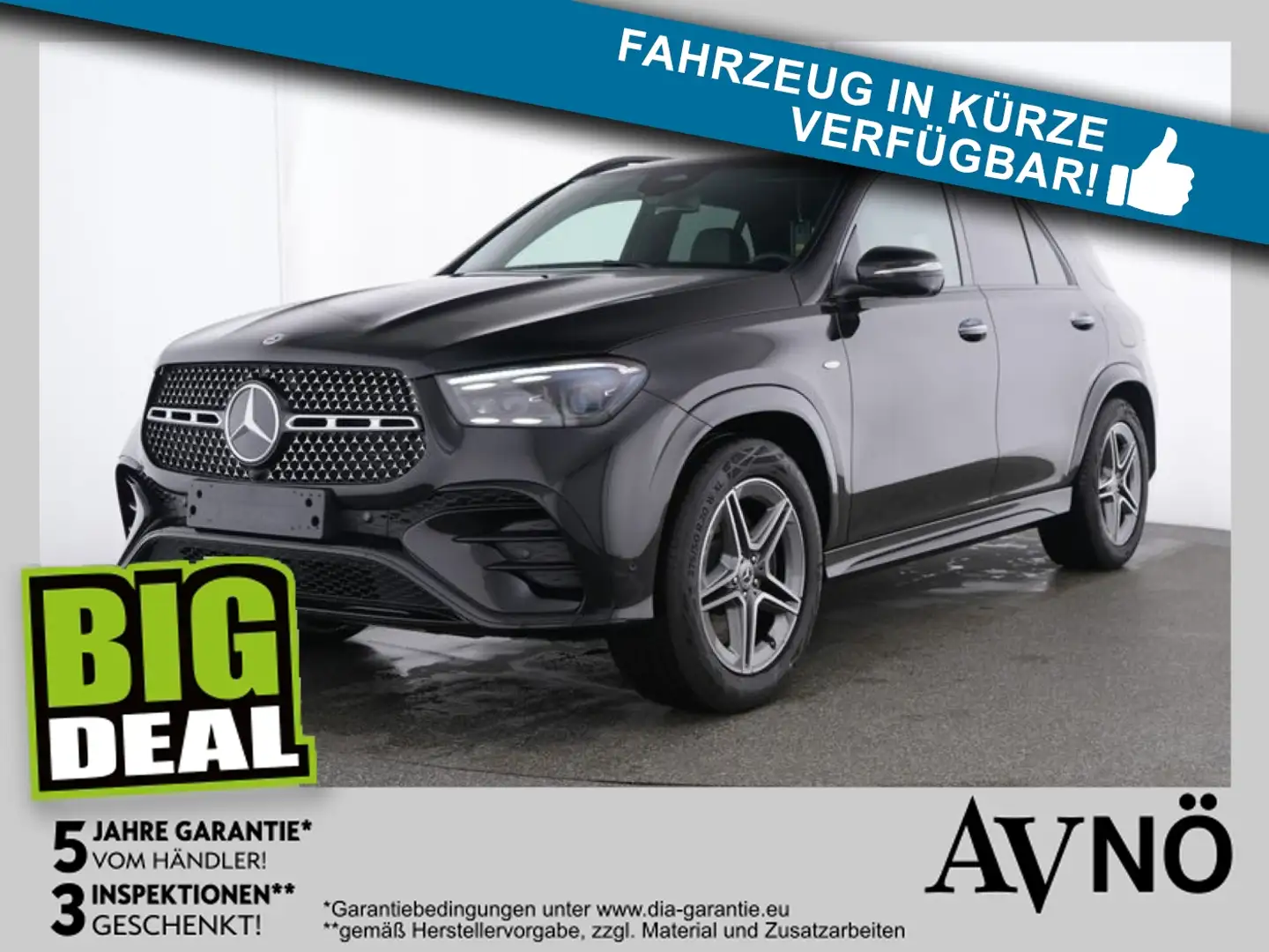 Mercedes-Benz GLE 400 e 4M AMG LINE PANO SD DISTRONIC AHK Schwarz - 1