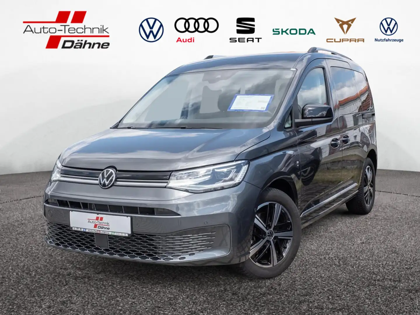 Volkswagen Caddy 2.0 TDI Style PDC KAMERA NAVI AHK LED Grigio - 1
