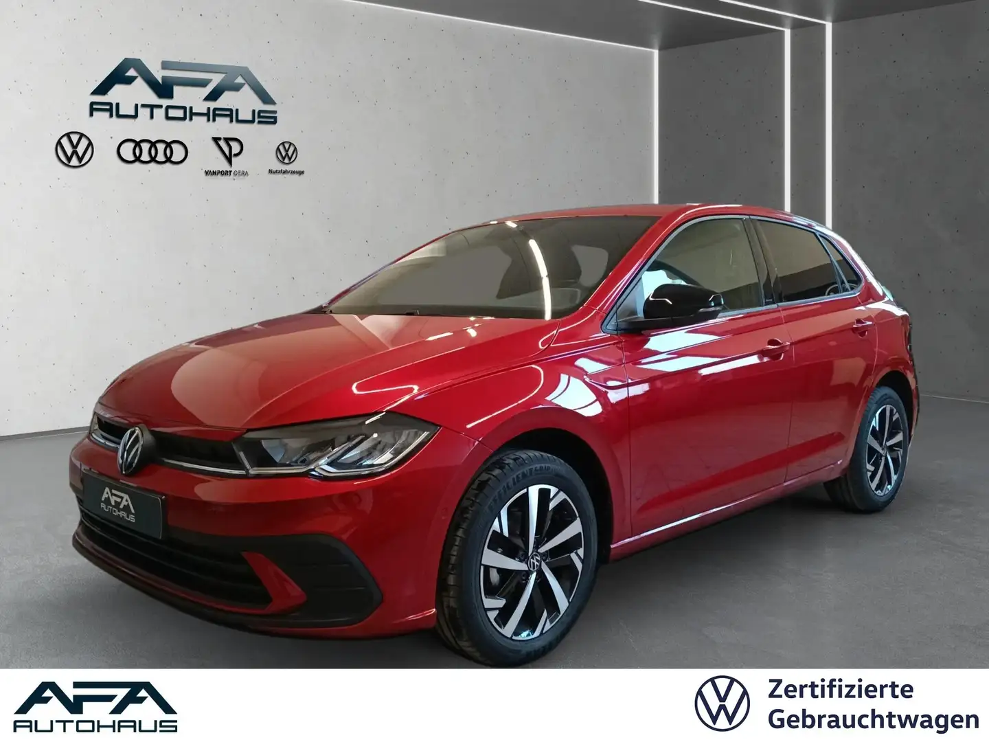 Volkswagen Polo 1.0 TSI GOAL DSG LED*NAV*SHZ*ACC*App-Conn. Rot - 1