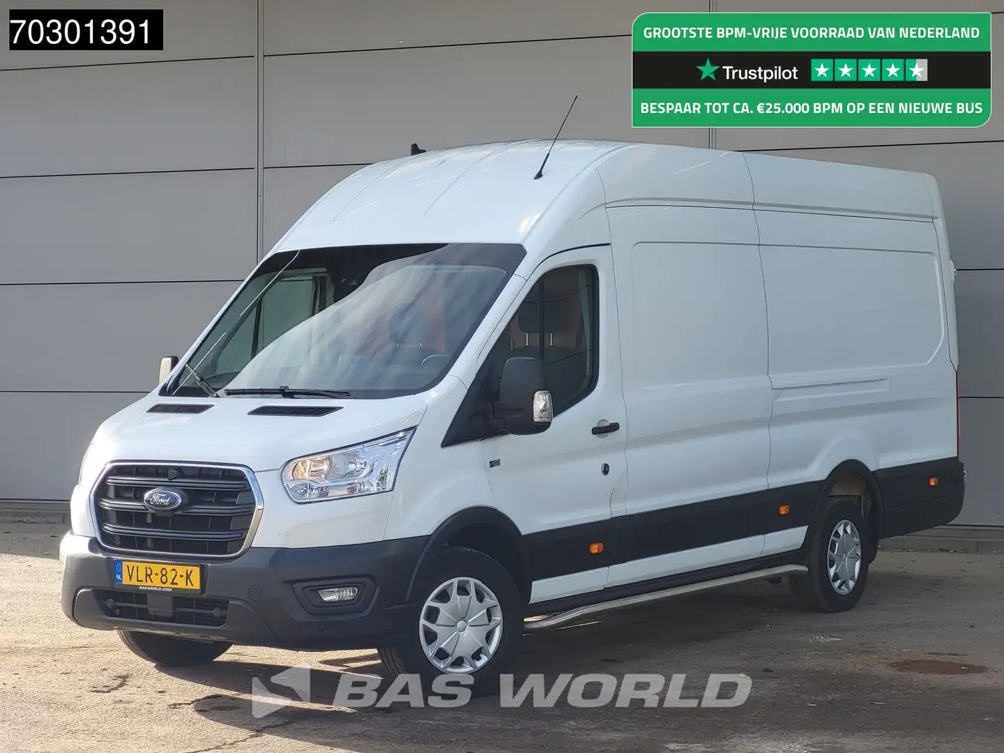 Ford Transit 130pk L4H3 Airco Cruise Camera Parkeersensoren SYN Wit - 1
