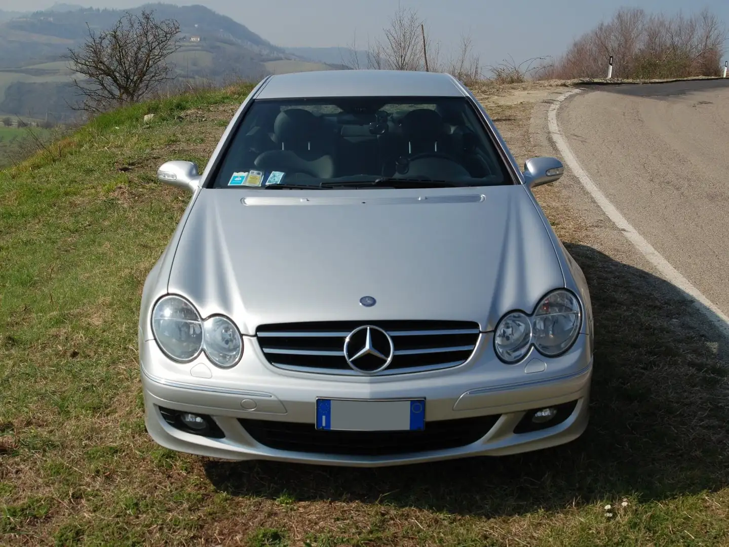 Mercedes-Benz CLK 220 CLK Coupe 220 cdi Avantgarde srebrna - 1