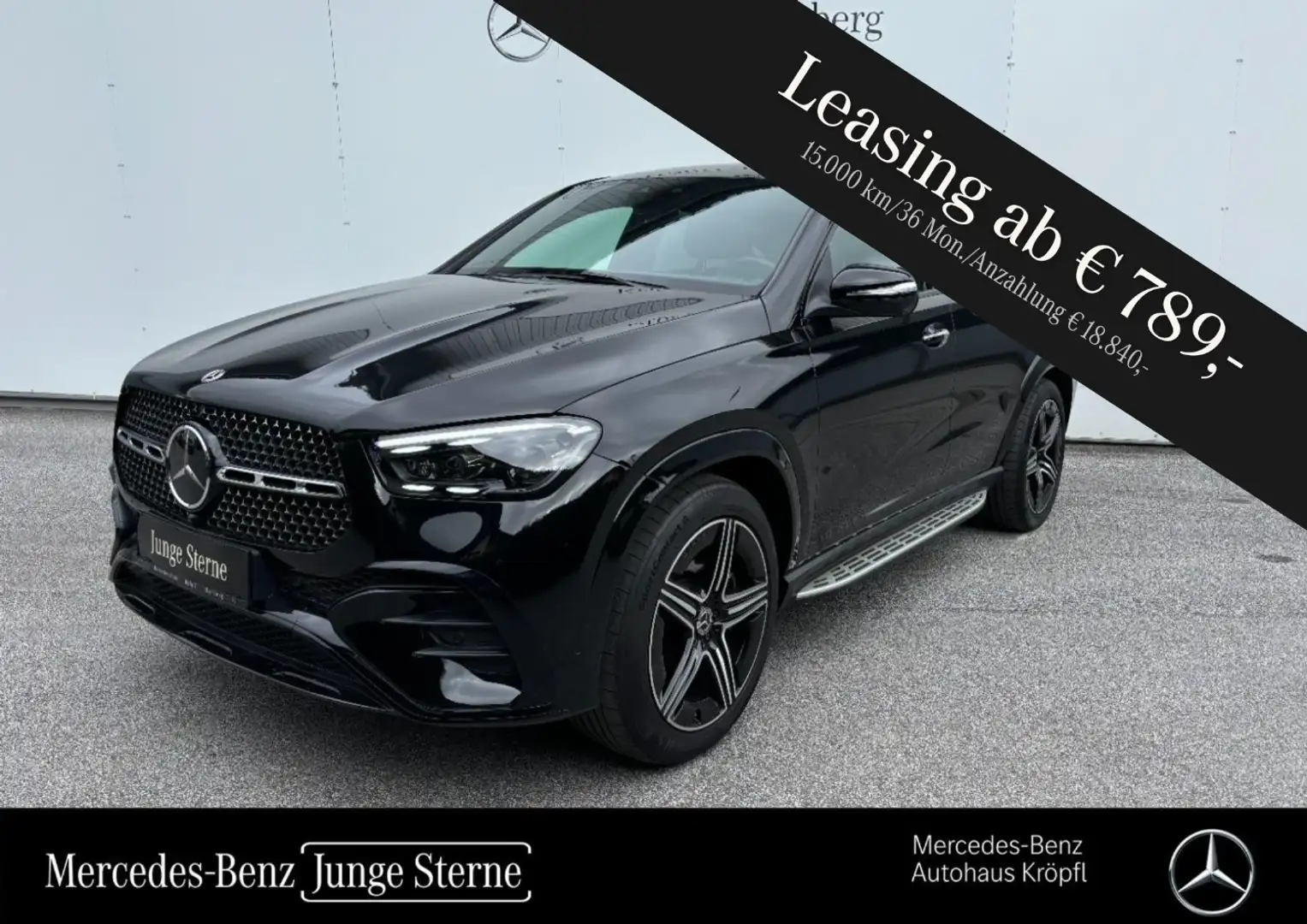 Mercedes-Benz GLE 350 de 4MATIC Coupé AMG Pano Night AIR FAP Schwarz - 2