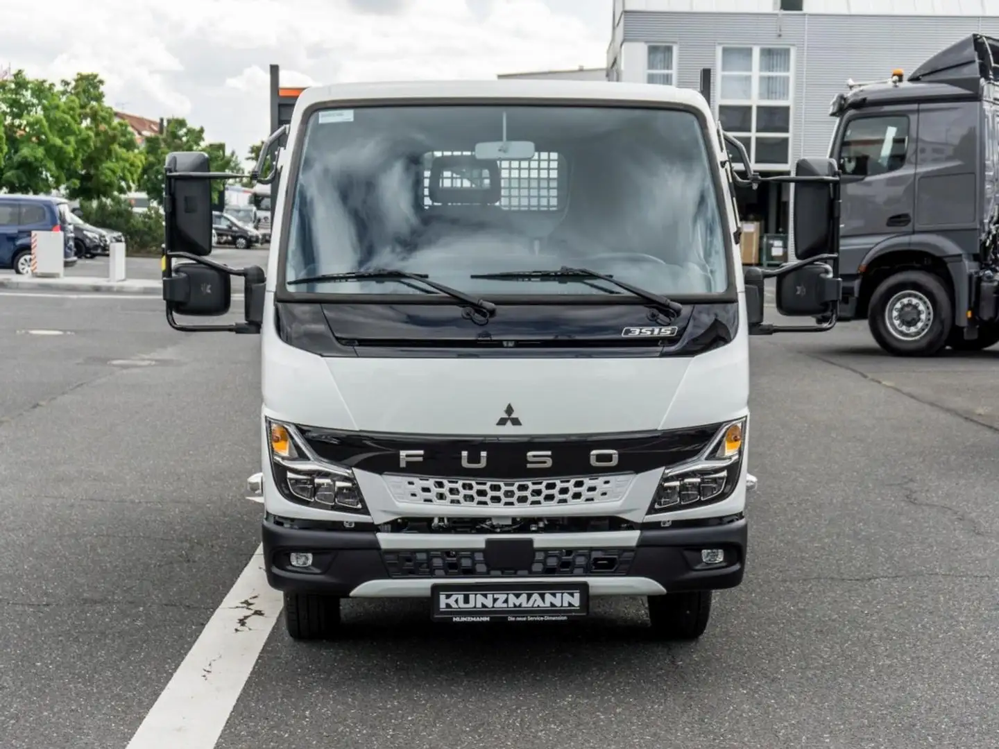 Fuso Canter 3S15 AMT 3-Seitenkipper AHK Klima LED Weiß - 2