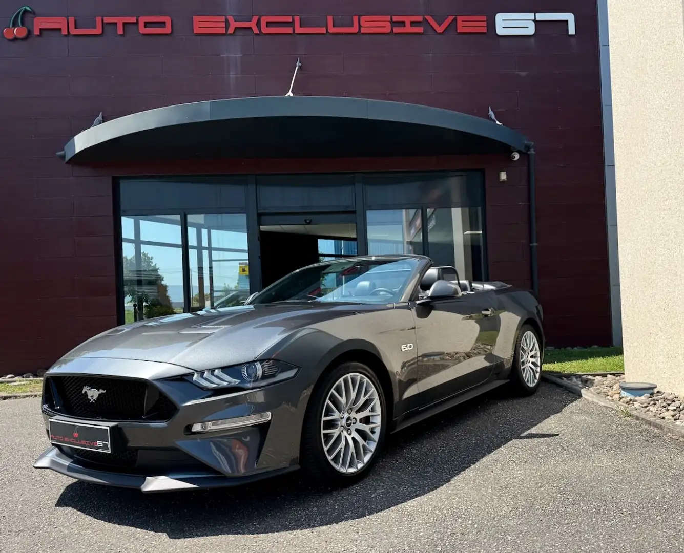 Ford Mustang Mustang Convertible V8 5.0 BVA10 GT Gris - 2