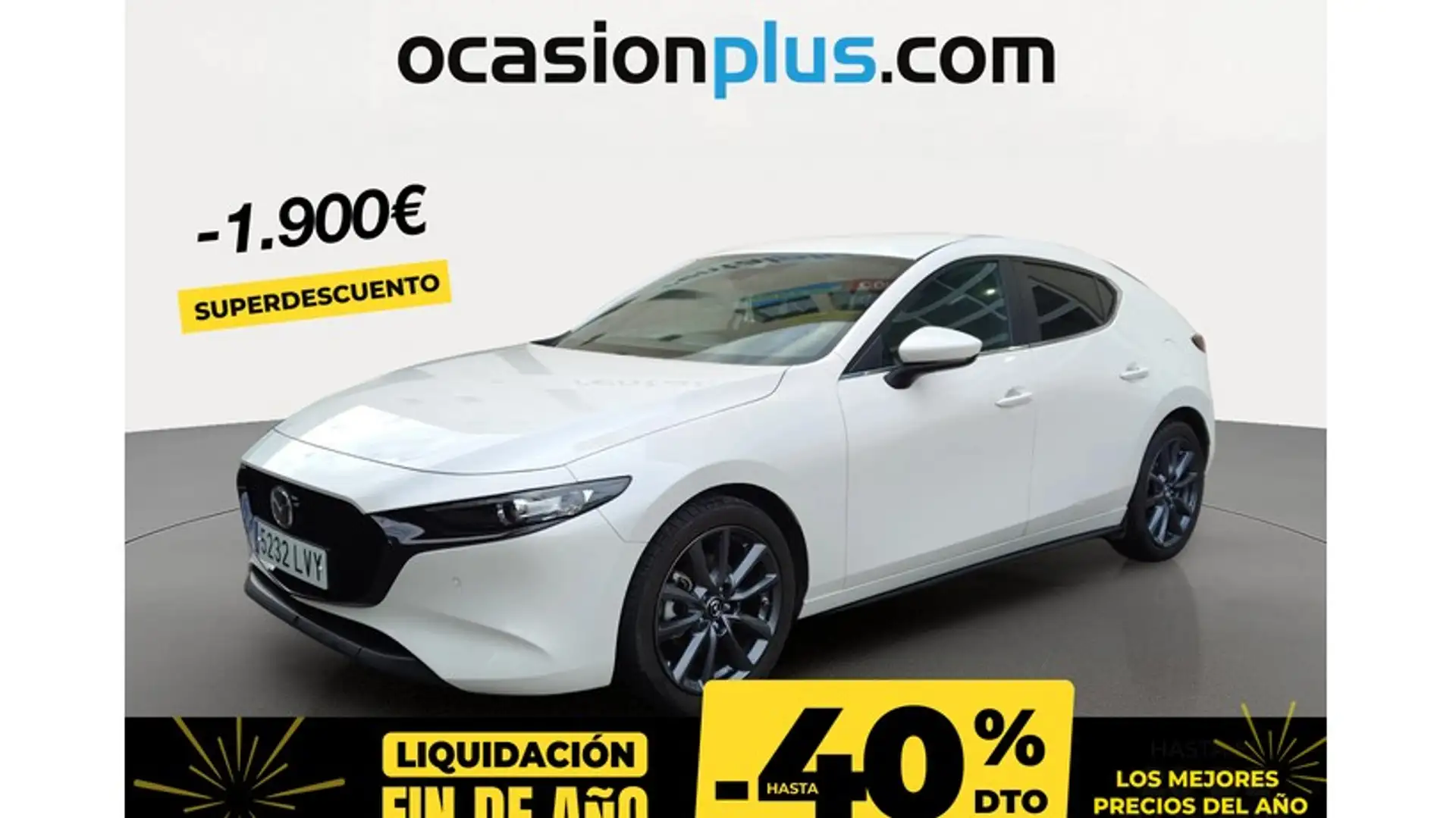 Mazda 3 2.0 e-Skyactiv-G Evolution 90kW Blanc - 1