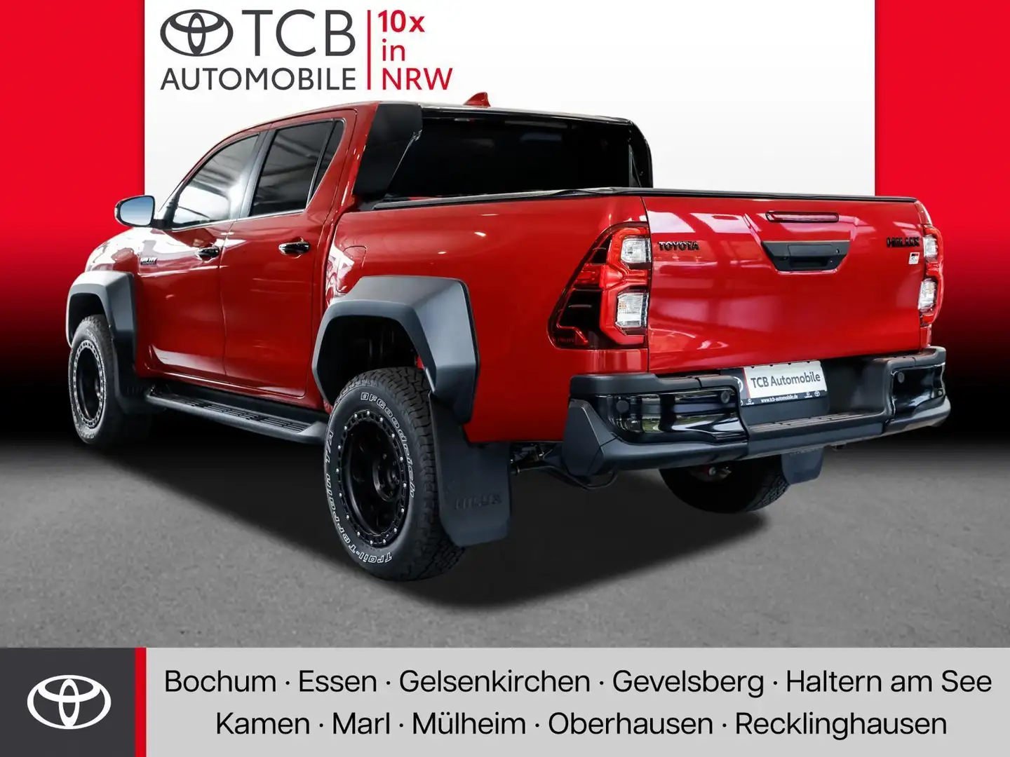 Toyota Hilux 2.8 D-4D DOUBLE CAP GR SPORT 4x4 Rouge - 2