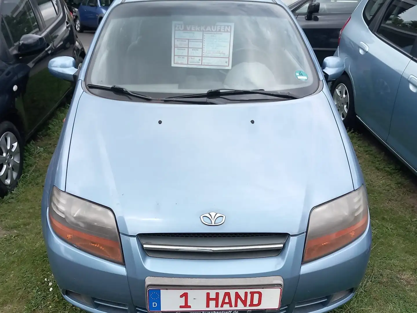 Daewoo Kalos 1. Hand, TÜV 12/26, Klima, eFh,Zv,1 J. Garantie plava - 1