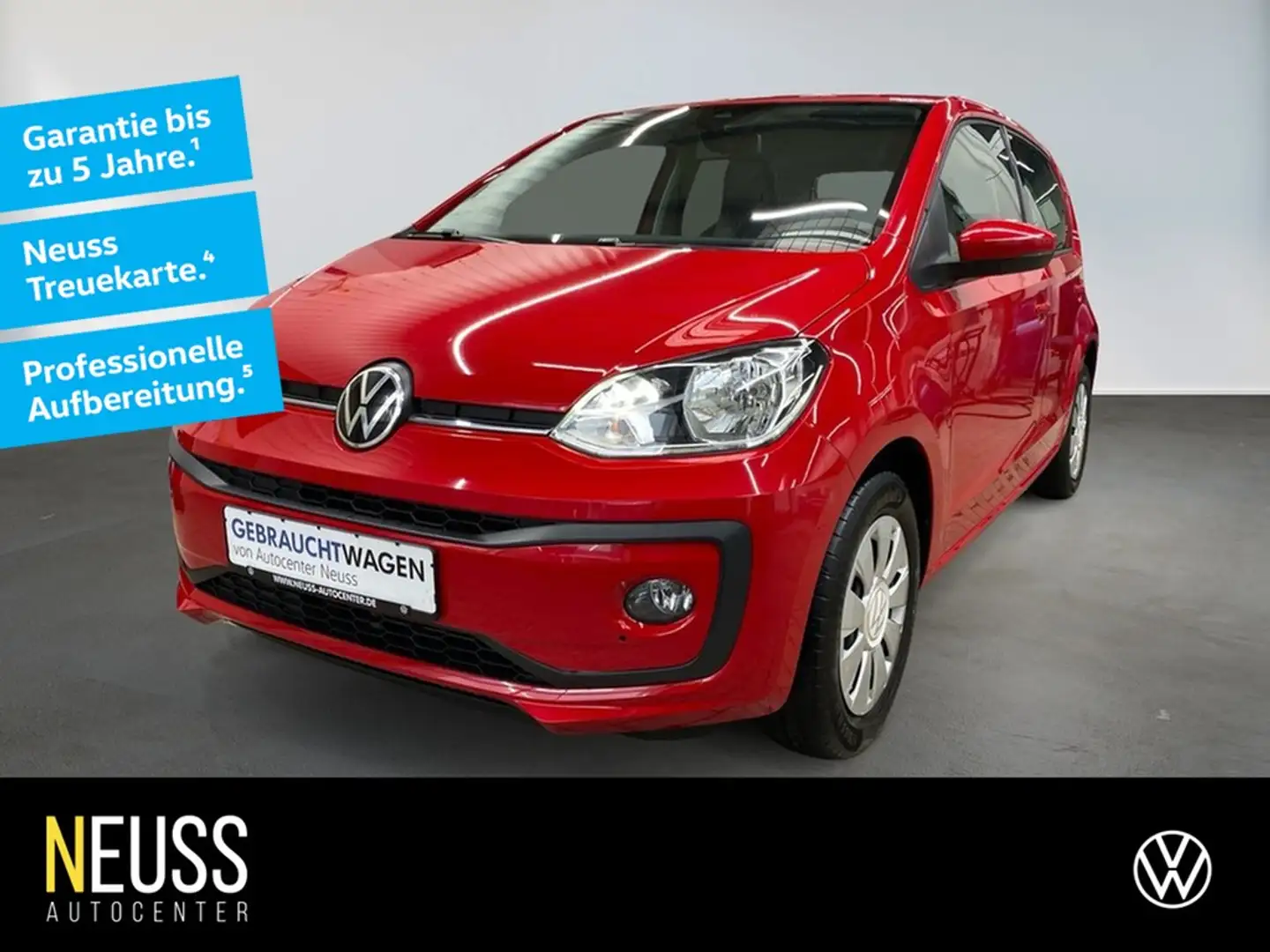 Volkswagen up! 1.0 AKUSTIK+ASSISTENZ+WINTER-PAKET+PDC+KAMERA Rojo - 1