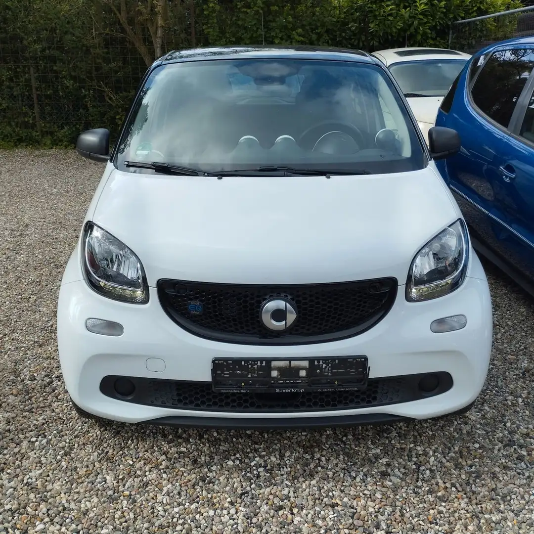smart forFour electric drive Batterie.Automatik.Klima. Blanc - 1