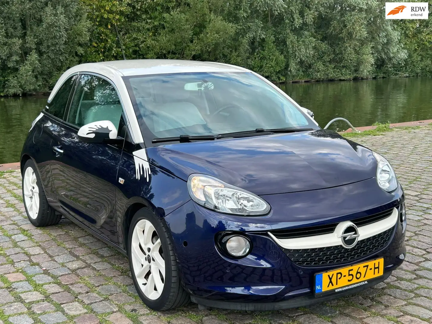 Opel Adam 1.2 Glam Zeer mooi auto airco cruis control cv op Bleu - 1