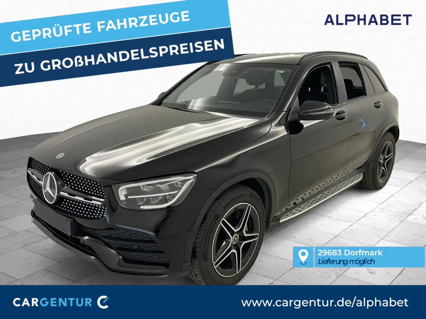 Mercedes-Benz GLC 220 d AMG Line 4Matic SpoSi AHK El.Heckkl. Schwarz - 1