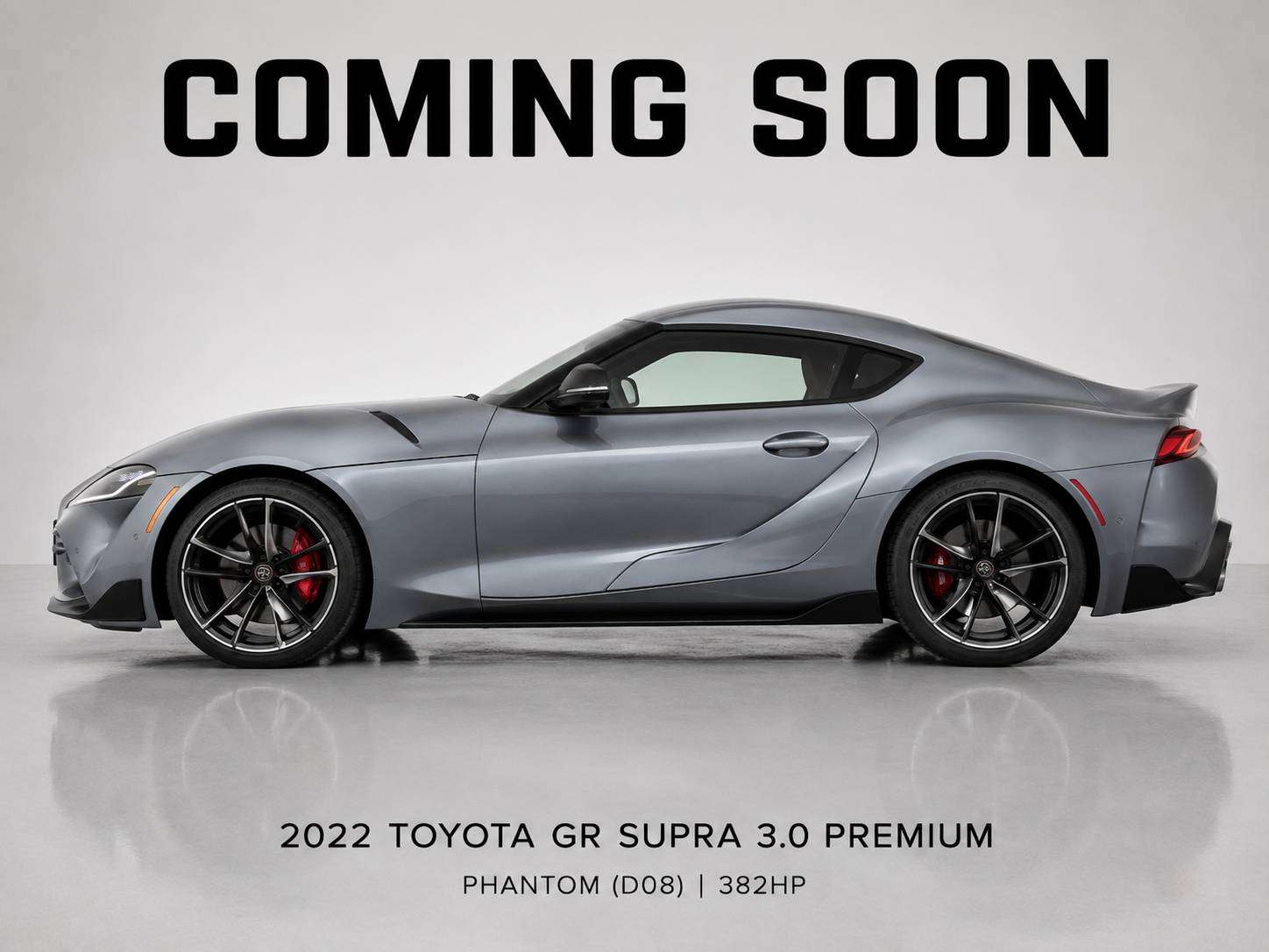 2022 Toyota GR Supra PREMIUM - Rare Phantom Matte Grey | Red Interior — снимка 1